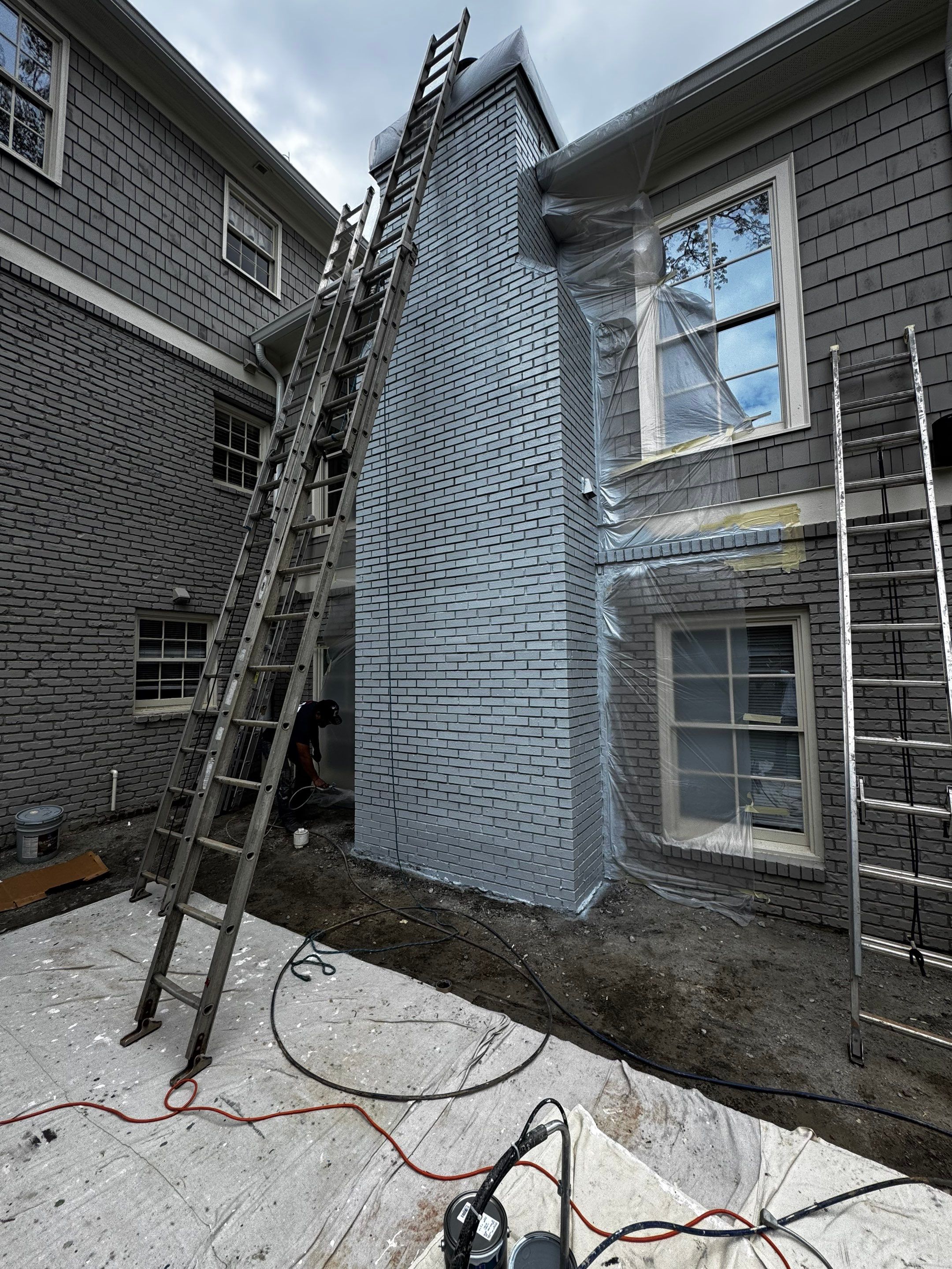 Chimney- Exterior Refresh by Praise God Painting, LLC
