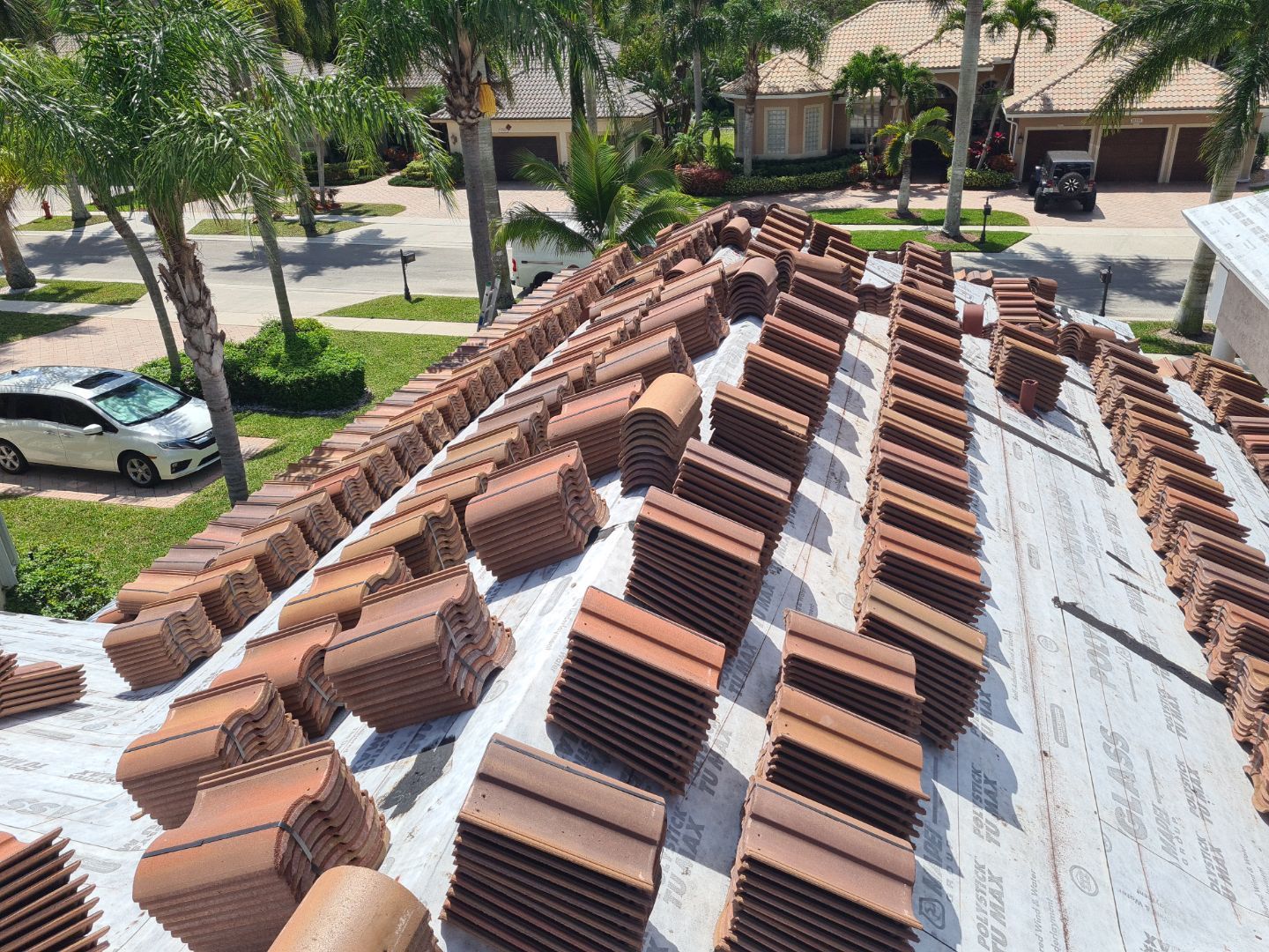 Residential Roofing Installation using Eagle Roofing Tile by BLUES BROTHERS ROOFING