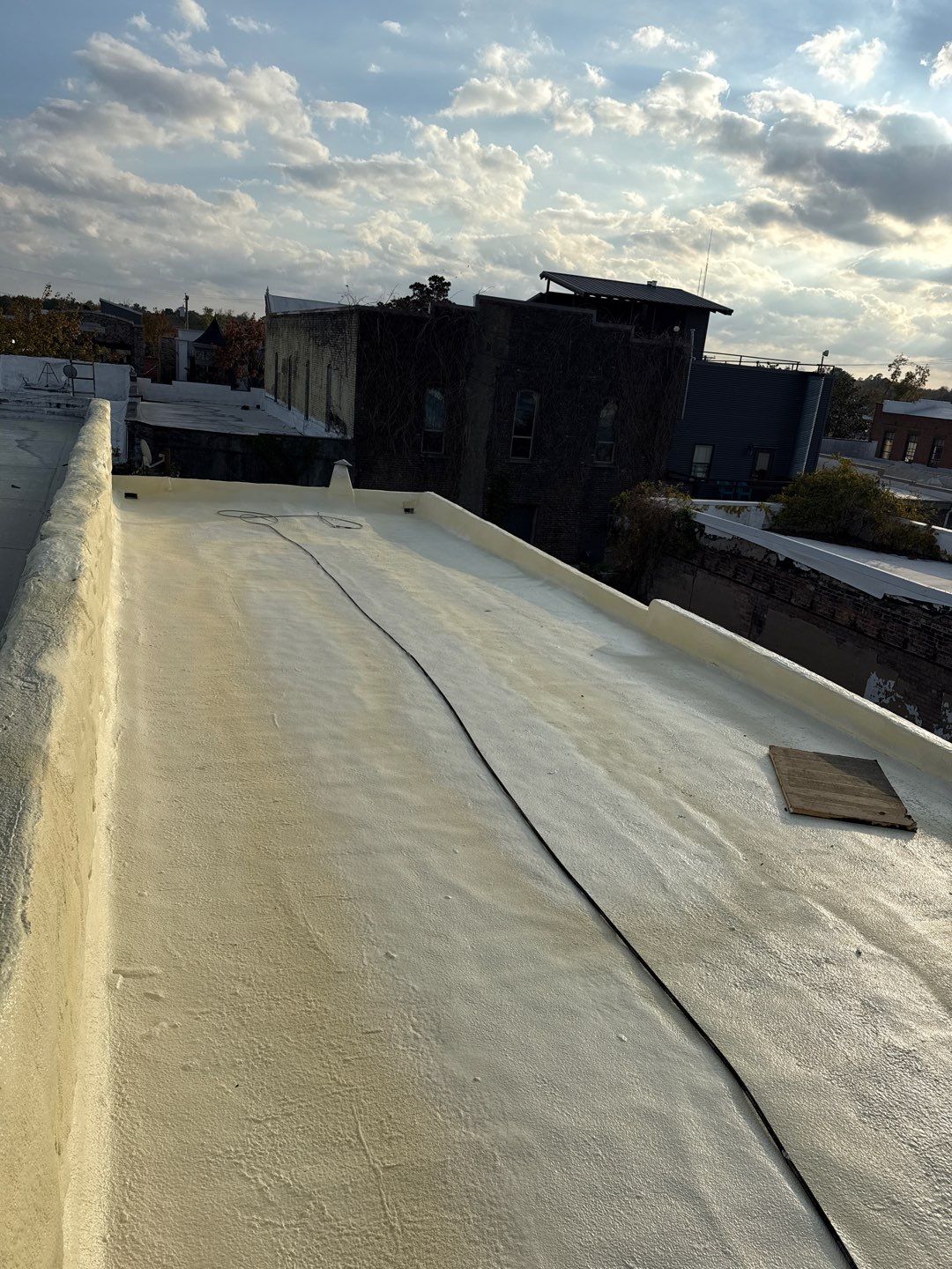 Heath Hyde, P.C. – Commercial Foam Roof Restoration in Sulphur Springs, TX by All Star Roofing LLC