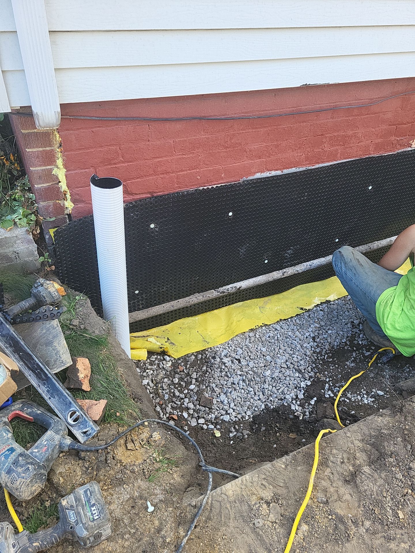 Exterior Deep Waterproofing System by Toledo Basement Repair