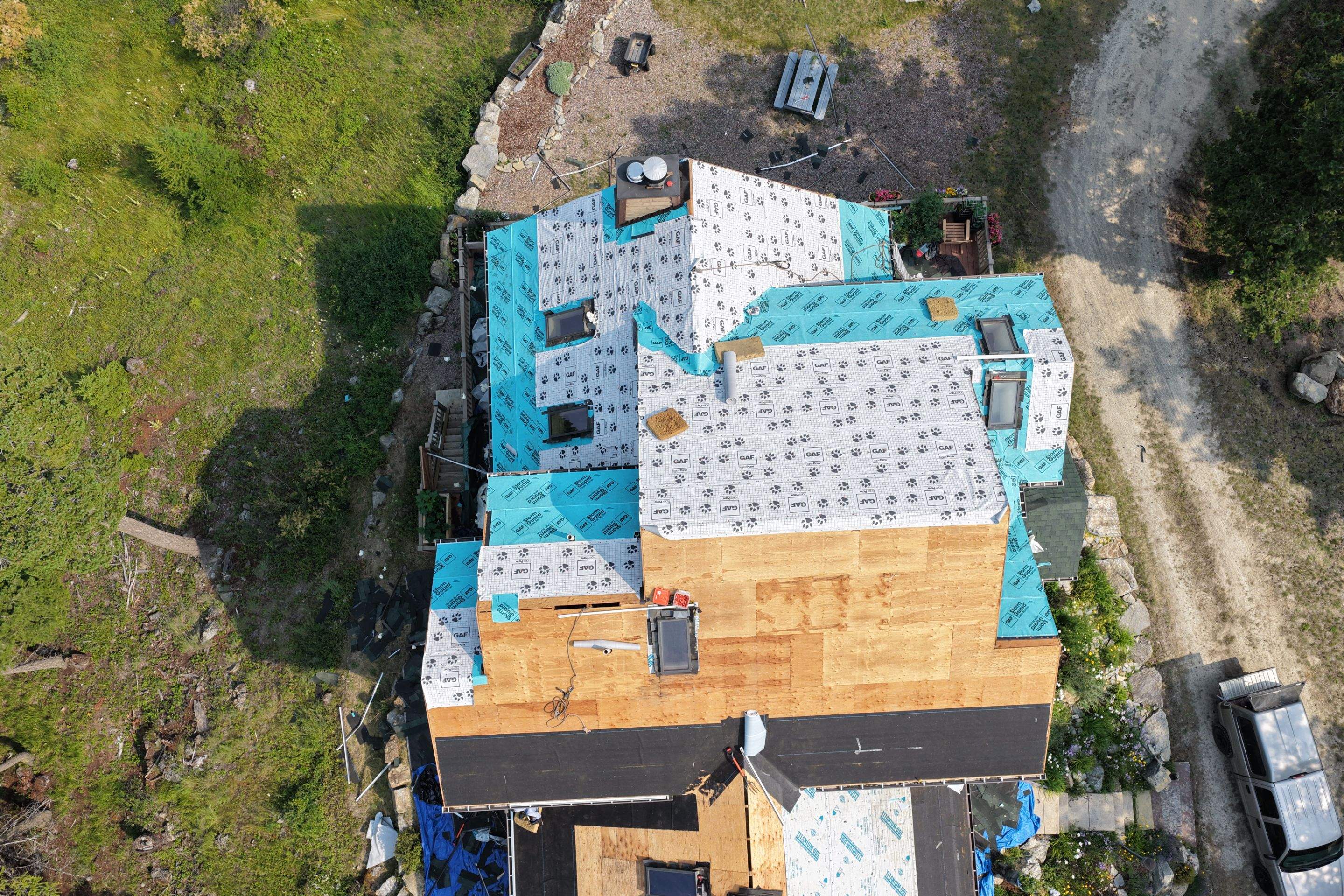 Roof Replacement - GAF Timberline UHDZ - Barkwood  by Montana Roofing Solutions