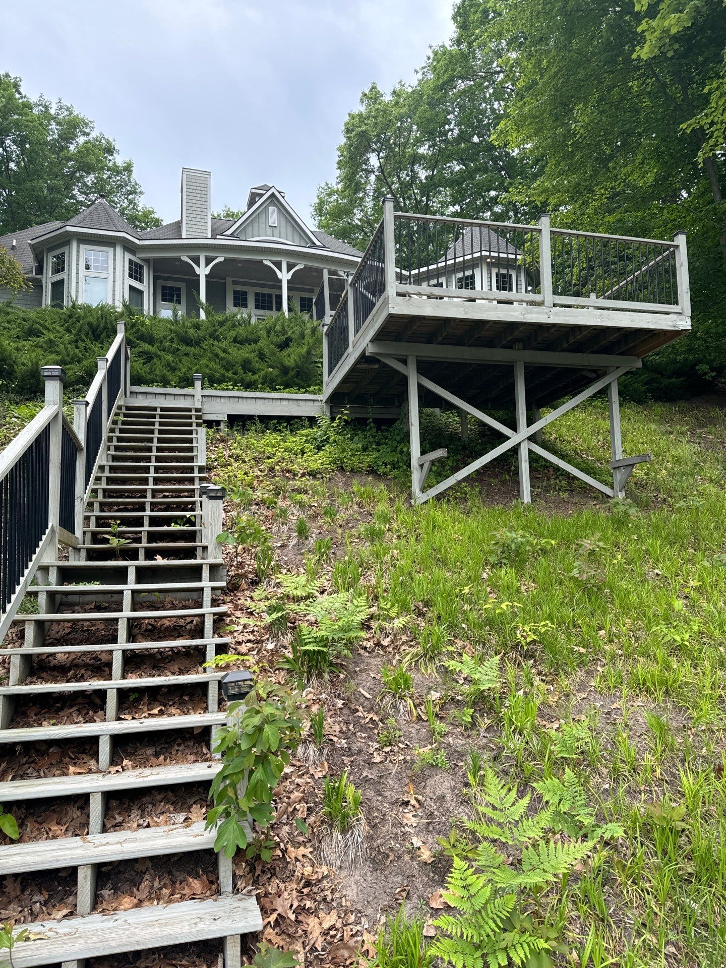 Exterior Deck using solid stain by Gordon Painting