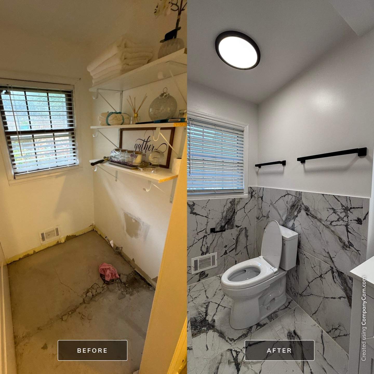 Hall bathroom renovation by Prudencio