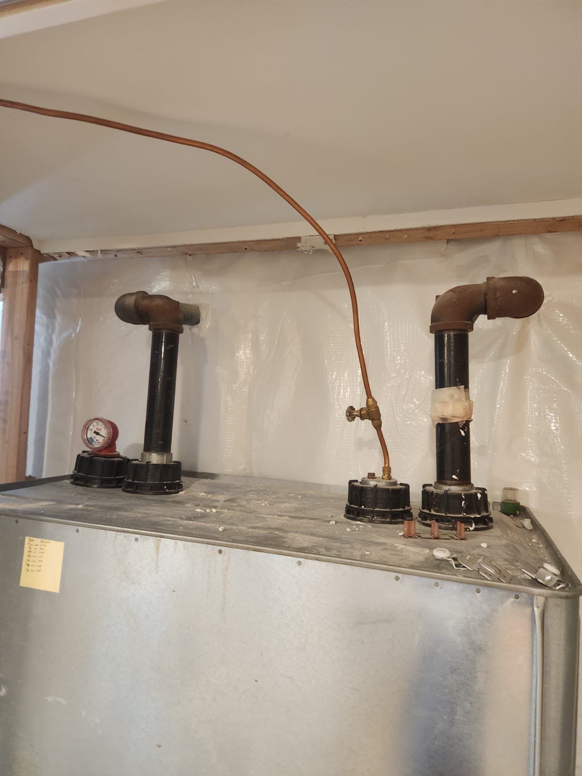 Interior French Drain & Wall Vapor Barrier Boonton NJ by Pure Service Pro, LLC 