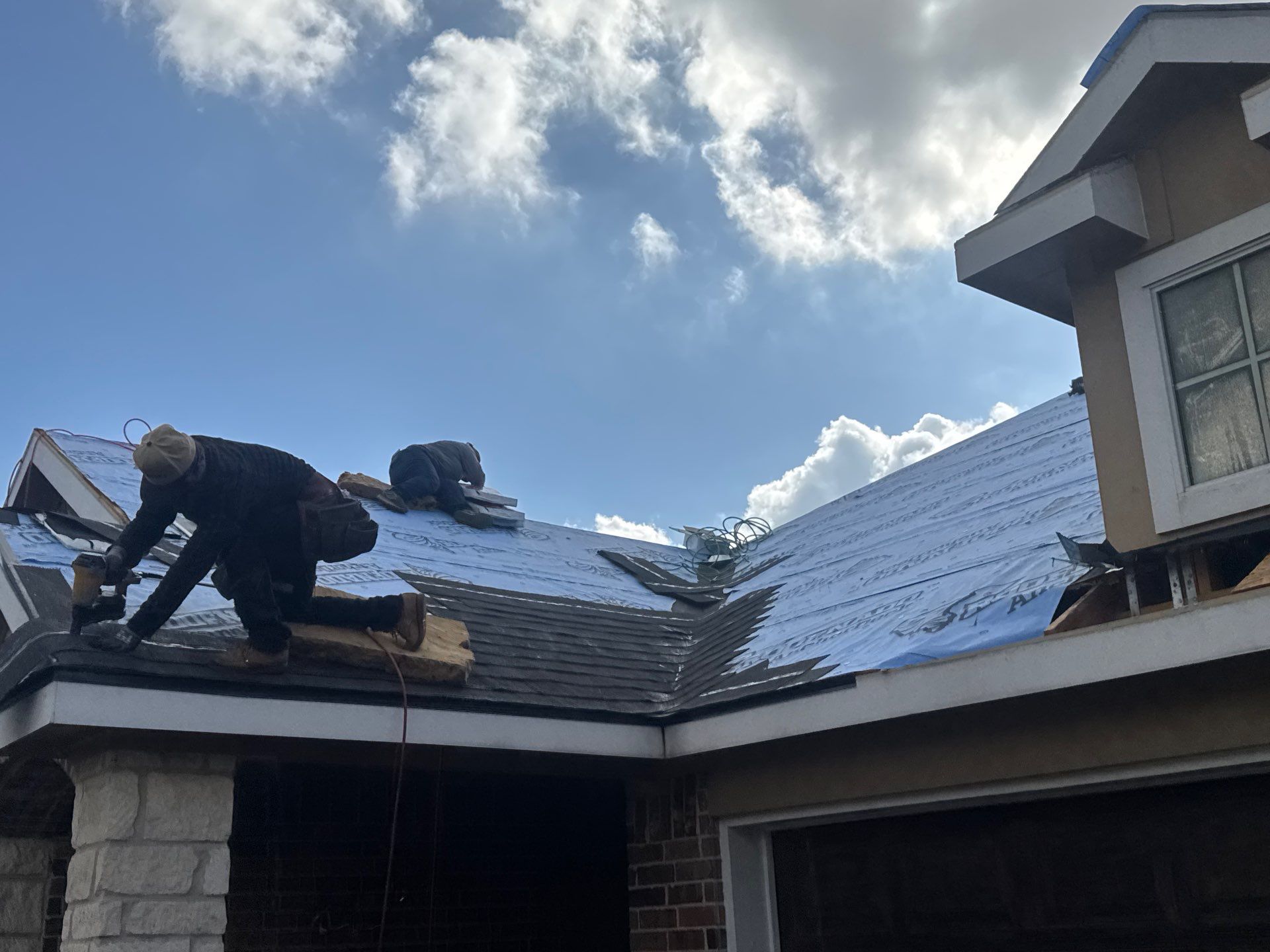 Project in Houston by Proud Roofing