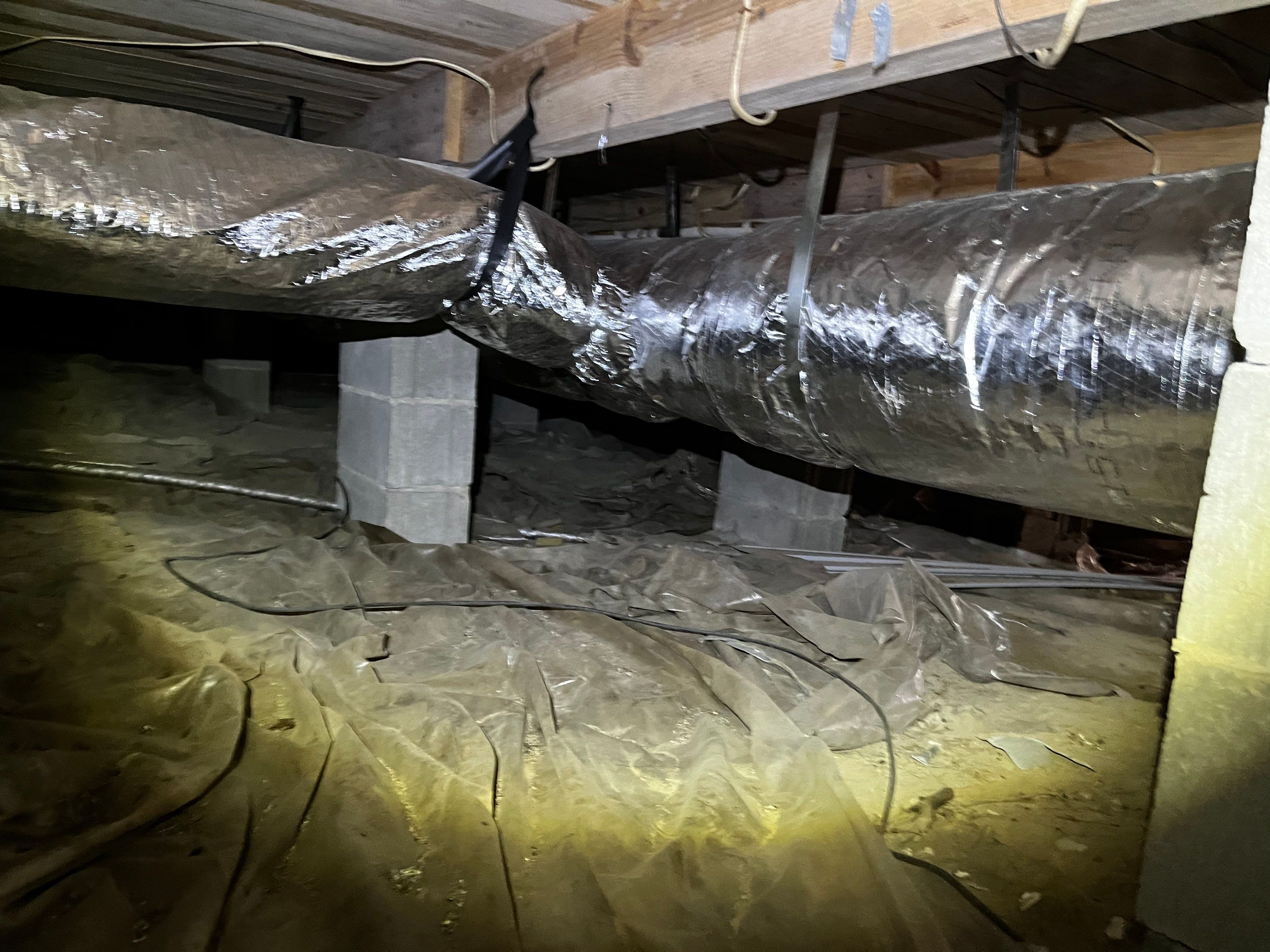 Impact Choice Encapsulation with new piers and crawlspace door. by Impact Crawlspace