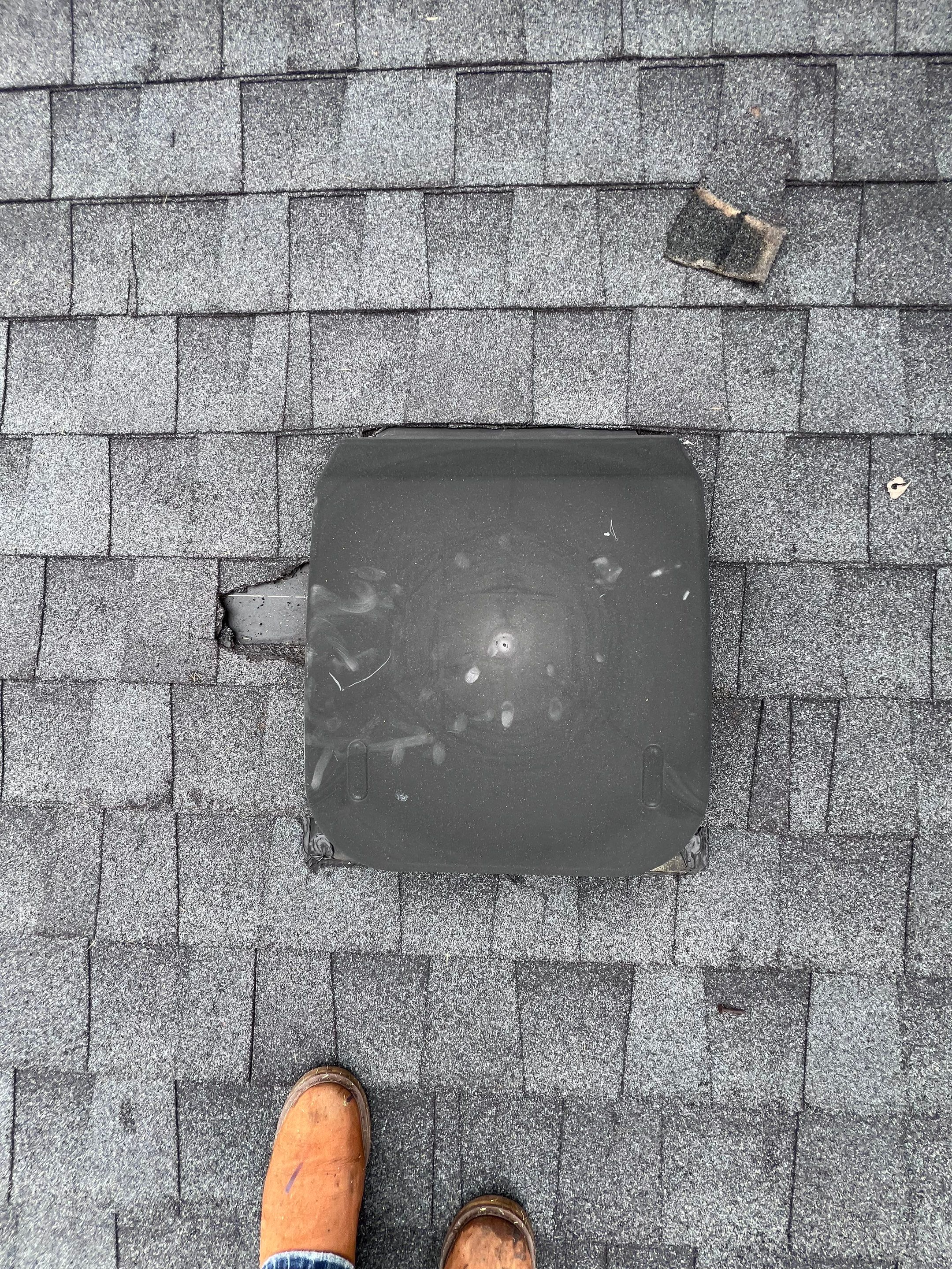Hail Damage using Owen's Corning Duration (Lifetime) Shingles by Roof Repair Company