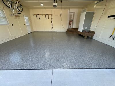 Garage and patio epoxy floor