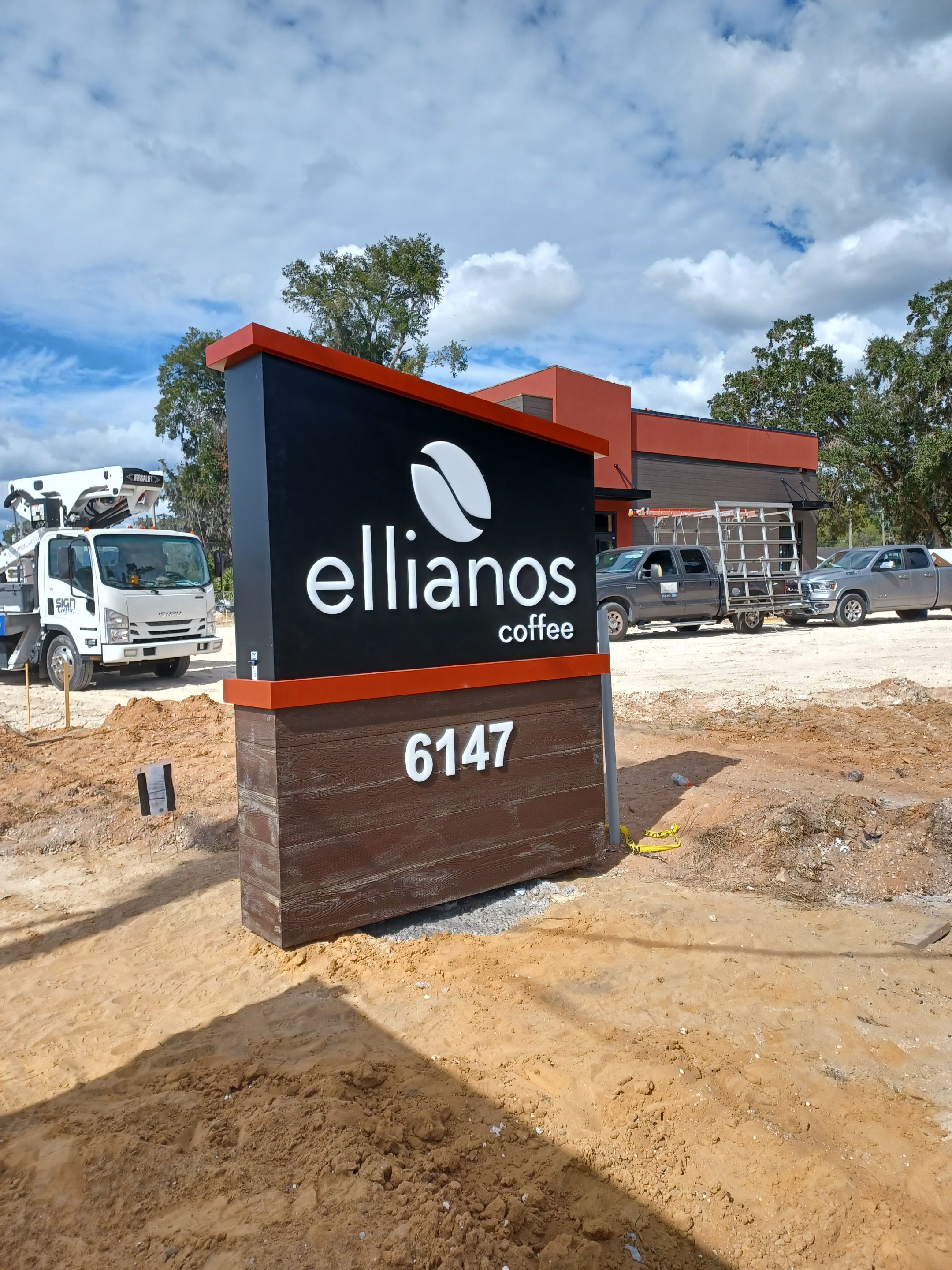 Ellianos Monument Sign by SignCrafters