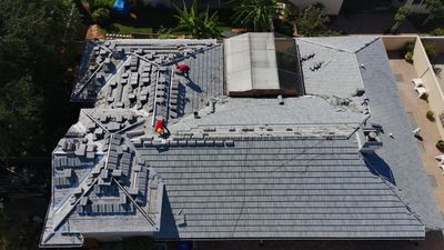 Concrete Tile Roof Repair and Gutter Maintenance in Orlando