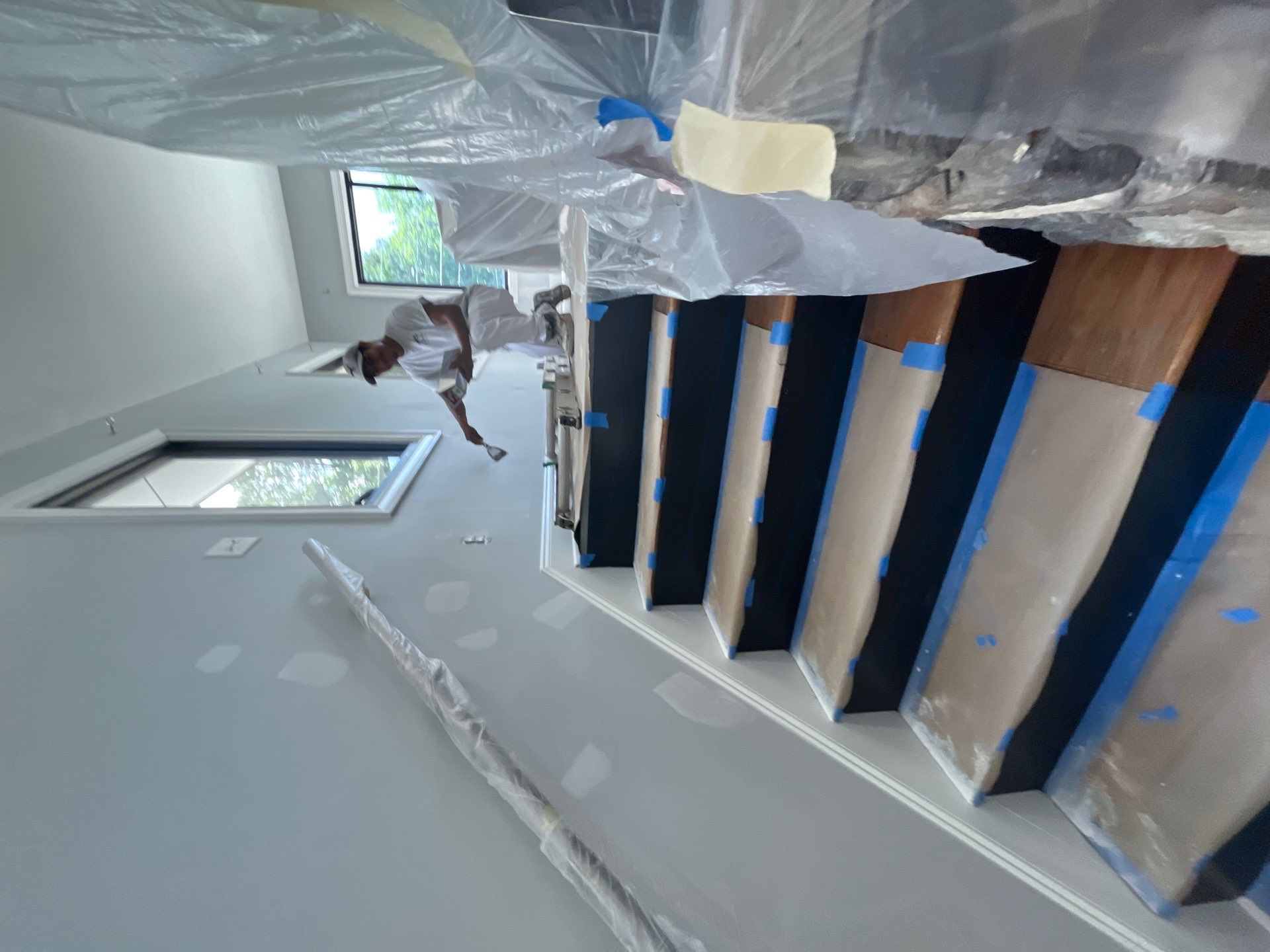 Interior Fresh Coat of paint & Deck stain by GonzalezPainters & Contractors Inc