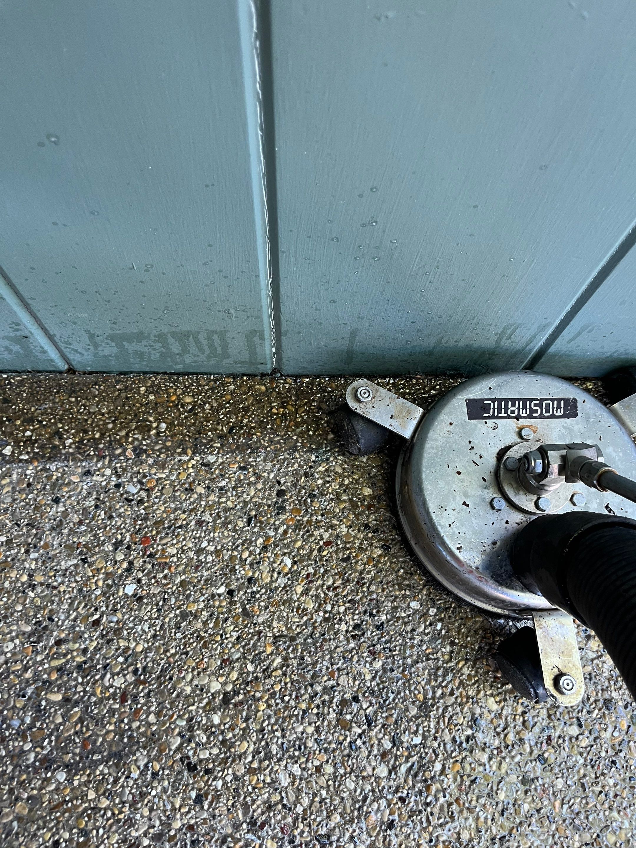 Aggregate concrete cleaning and sealing using Surebond SB-9000 by Northern Power Washing LLC.