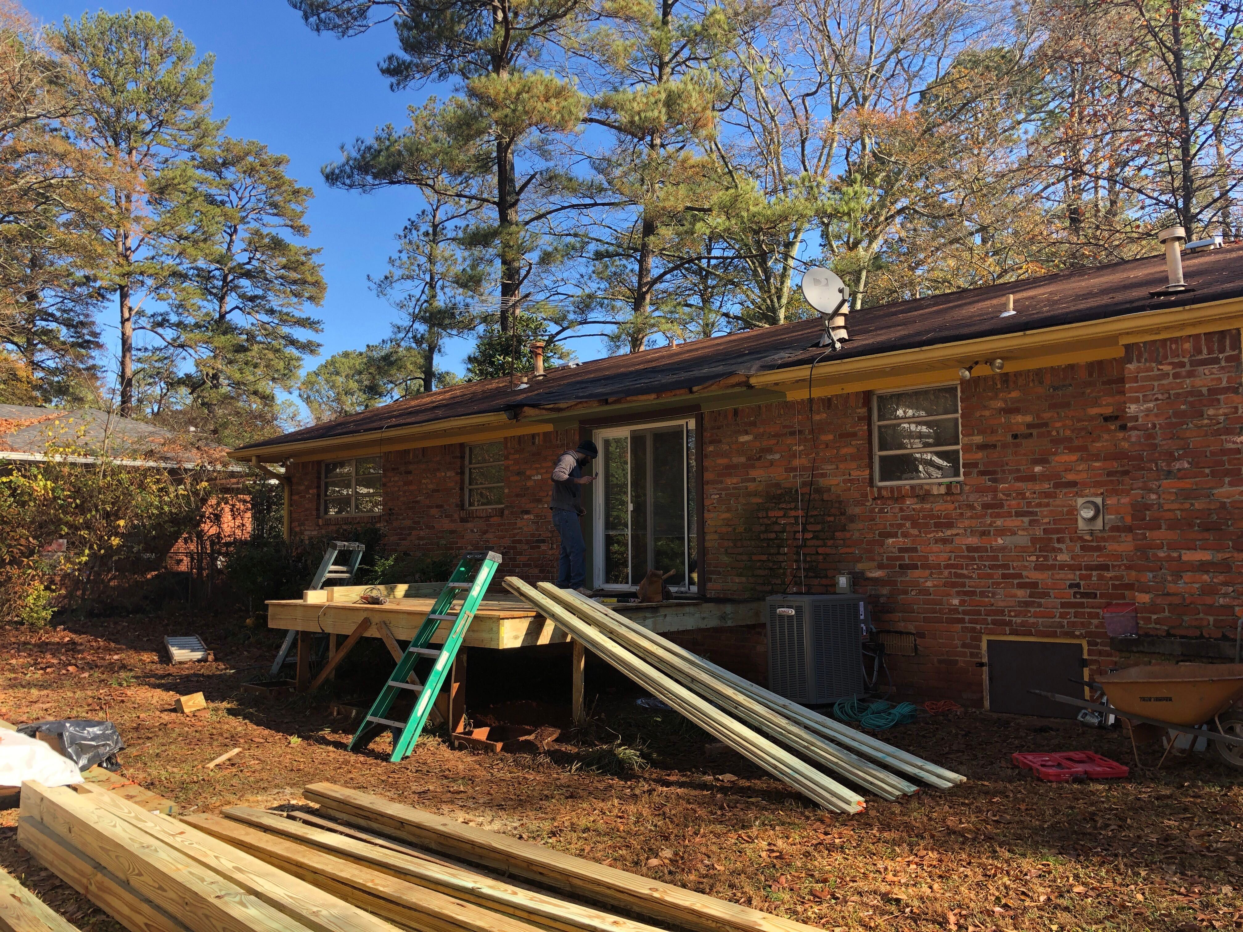 Screened-In Porch and Wooden Deck Construction in Decatur by Swift Home Renovations 