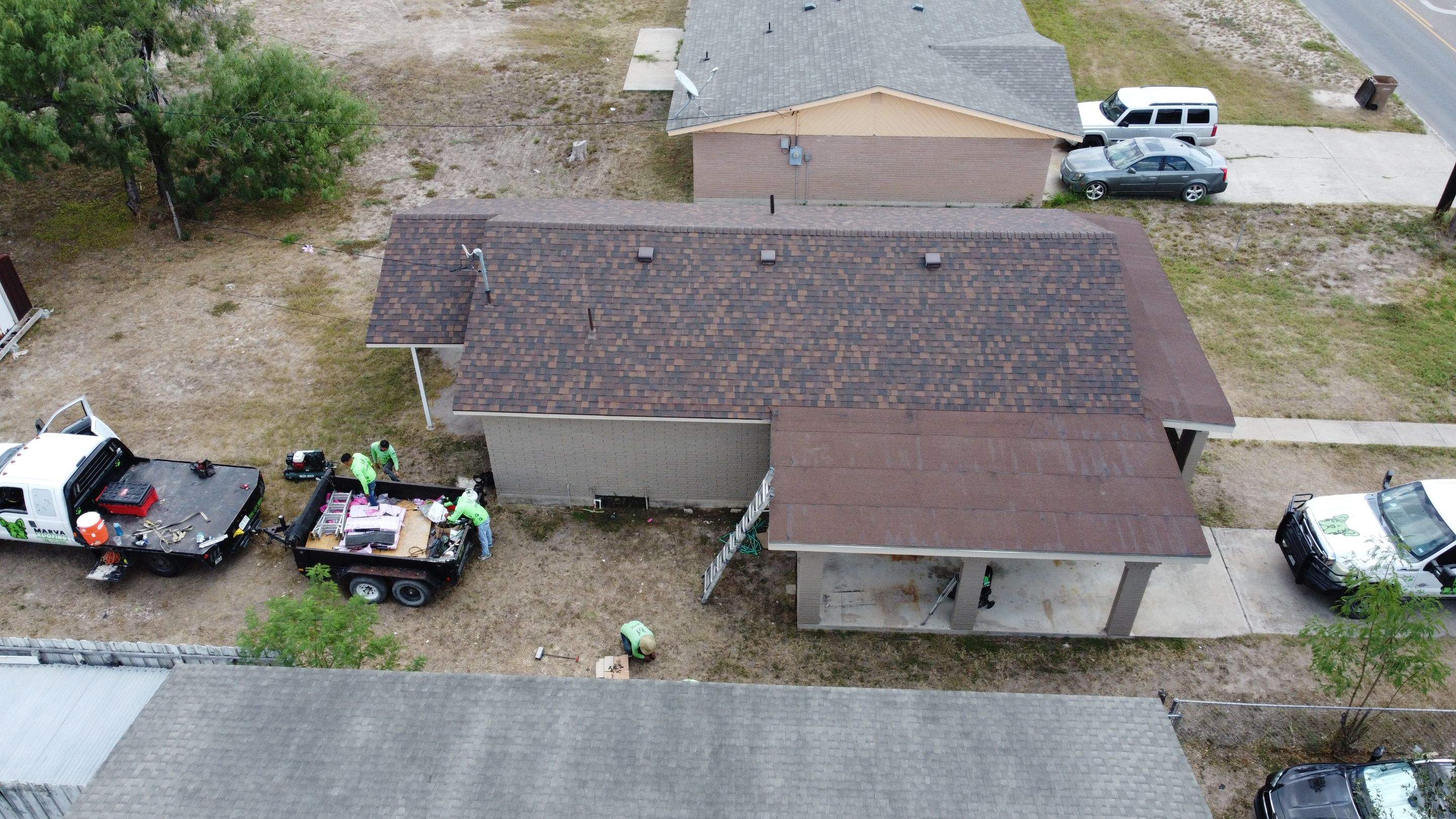 Project in Edinburg by Marva Roofing
