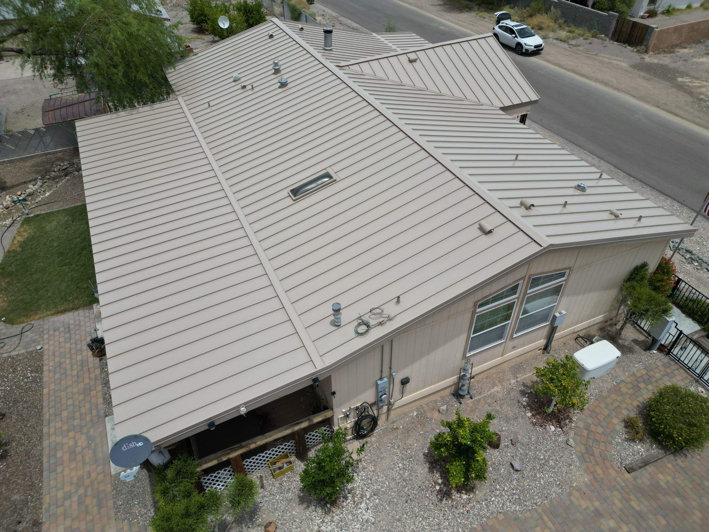 Champagne Standing Seam by Reimagine Roofing