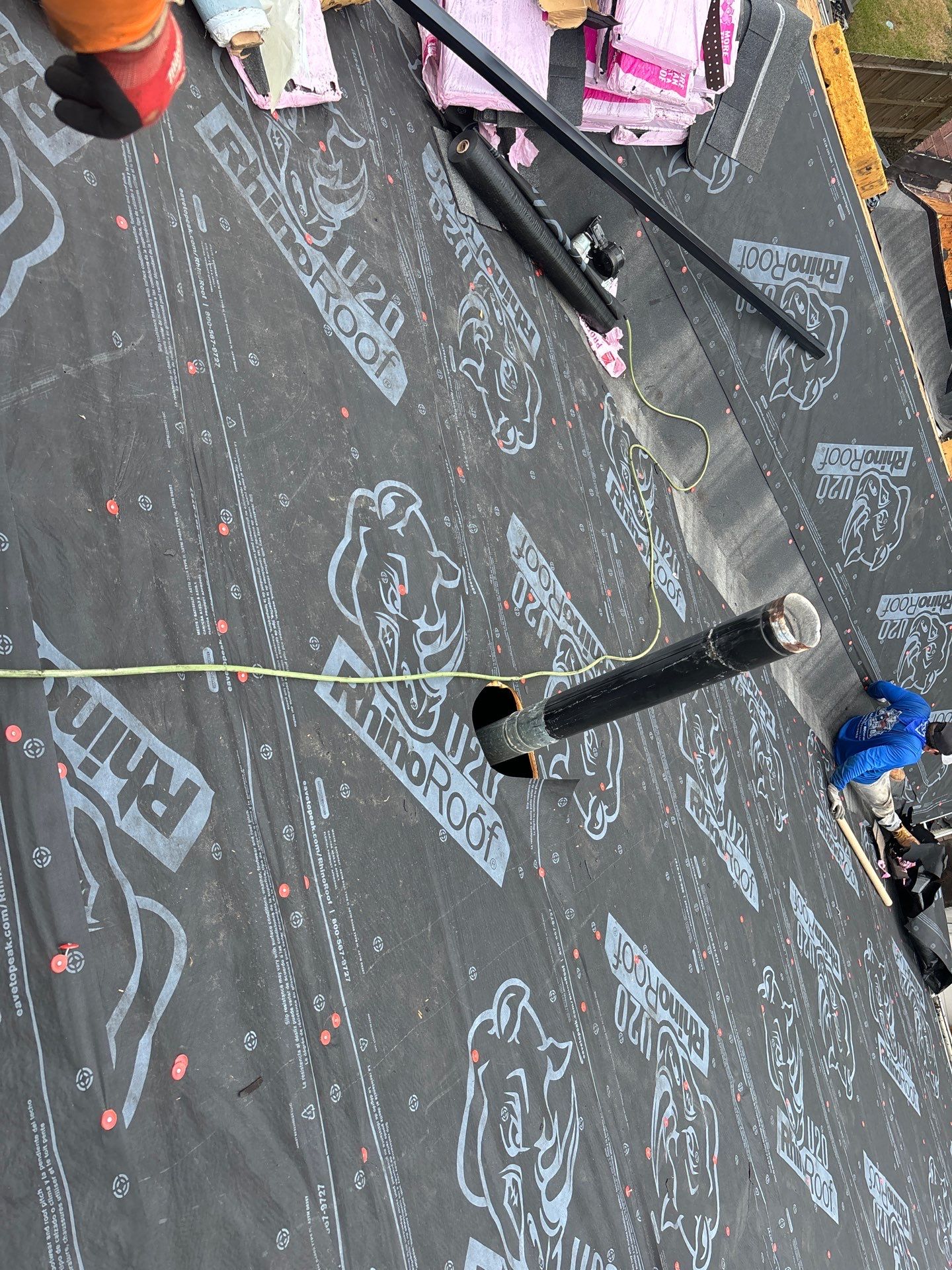 Residential Roofing Installation using Owen's Corning Duration (Lifetime) Shingles by Roof Repair Company