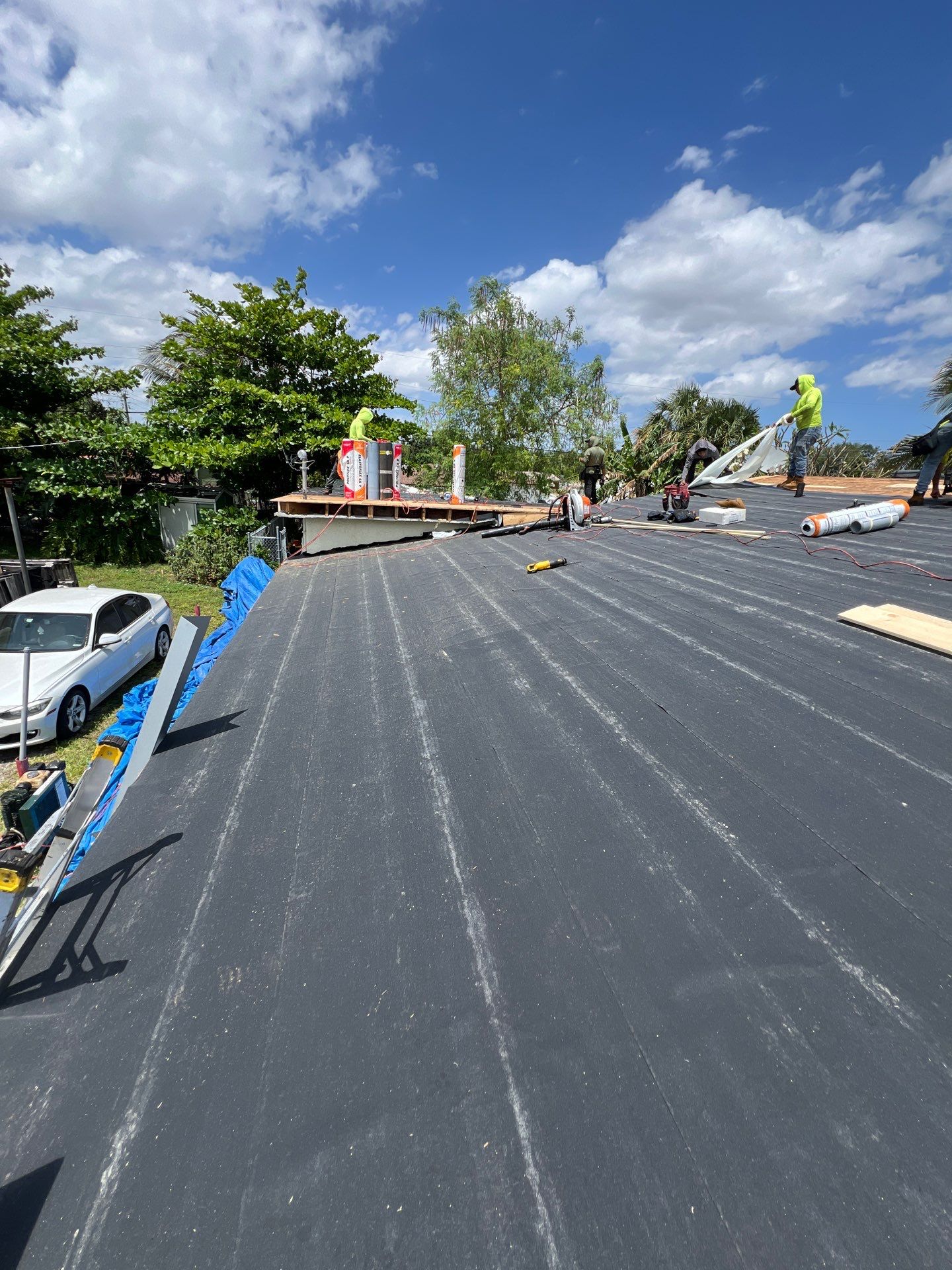 Beautiful Blue Shingle Re-Roof in Hollywood! by First Due Roofing