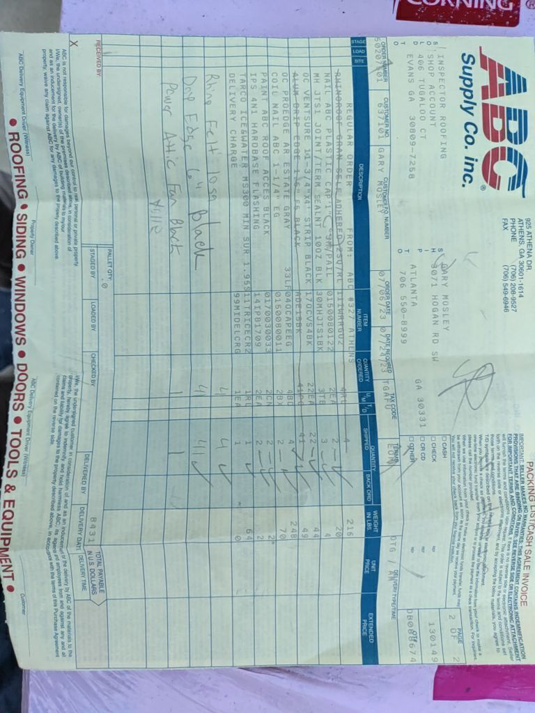 Residential Roofing Installation using Owens Corning by Inspector Roofing and Restoration