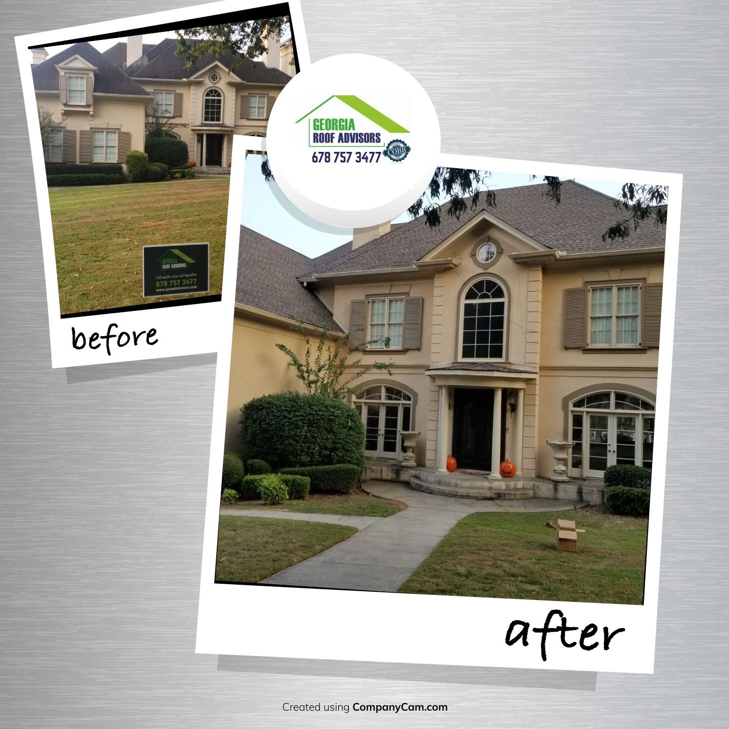 Residential Roofing Installation using GAF by Georgia Roof Advisors