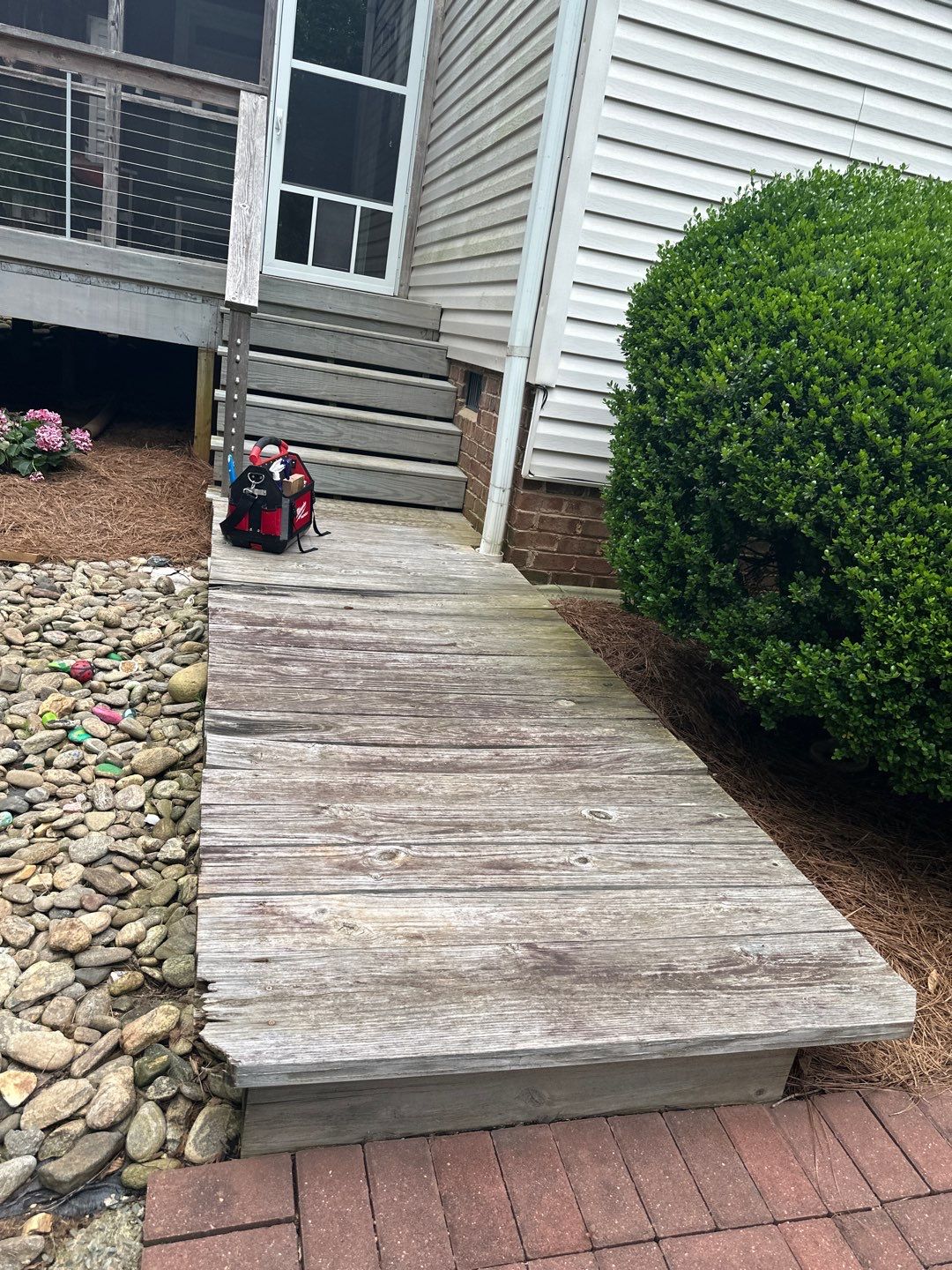 Weathered Deck using Wood Sealant by DuraSeal