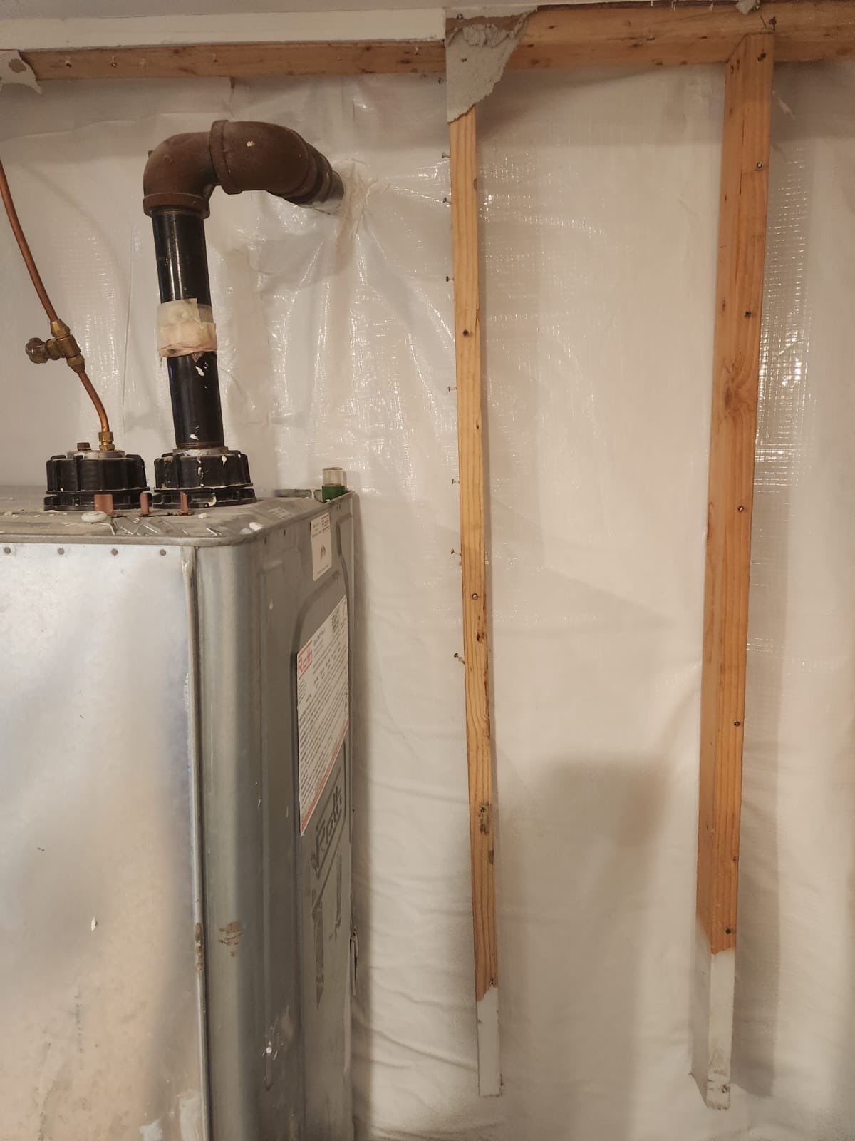 Interior French Drain & Wall Vapor Barrier Boonton NJ by Pure Service Pro, LLC 