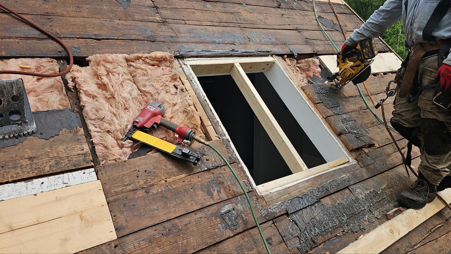 Atlas Pinnacle, Color, Coastal Granite, Drip Edge, Color, Black by Eagle Eye Roofing