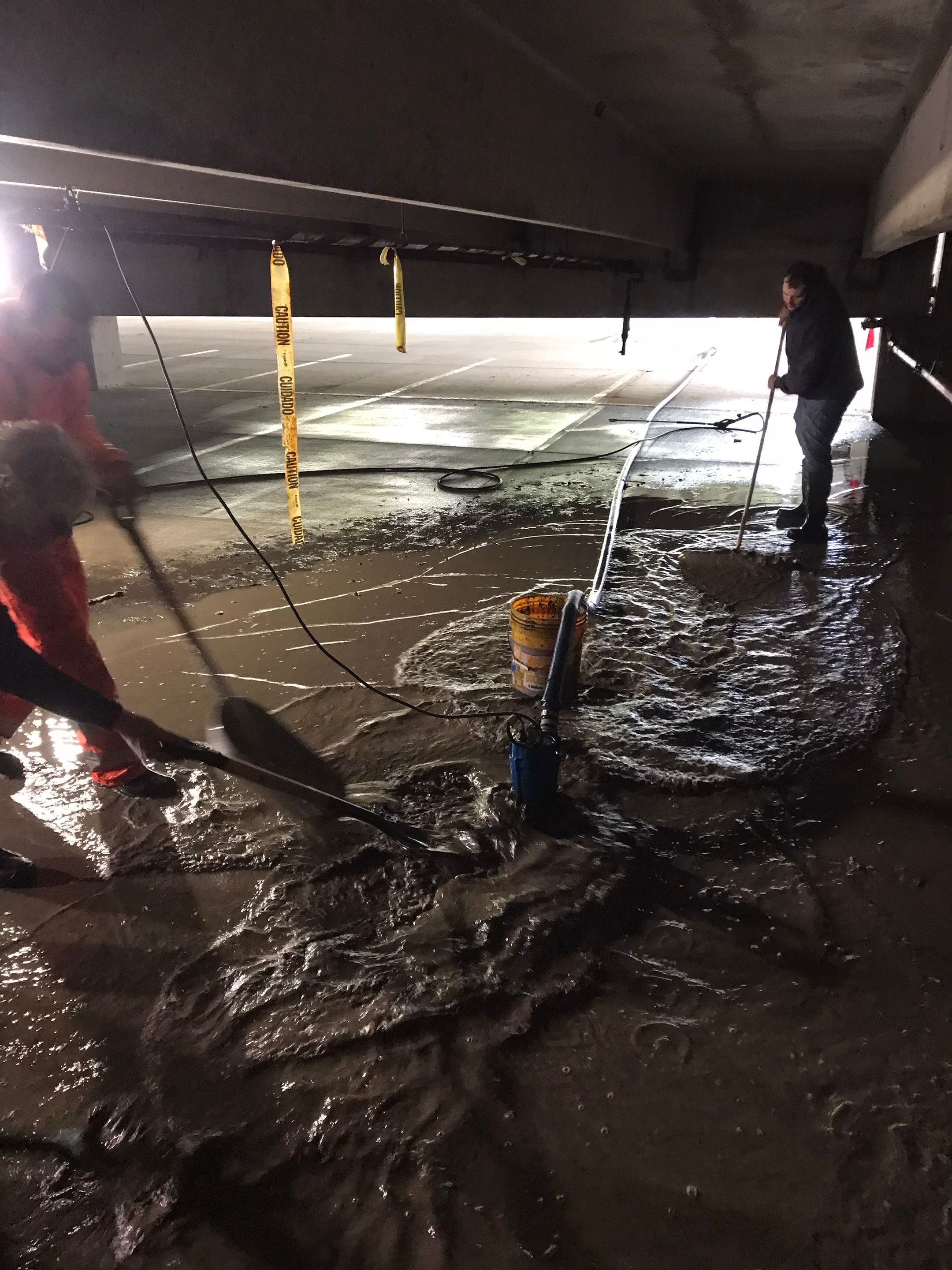 Downers Grove, Parking garage by Northern Power Washing LLC.