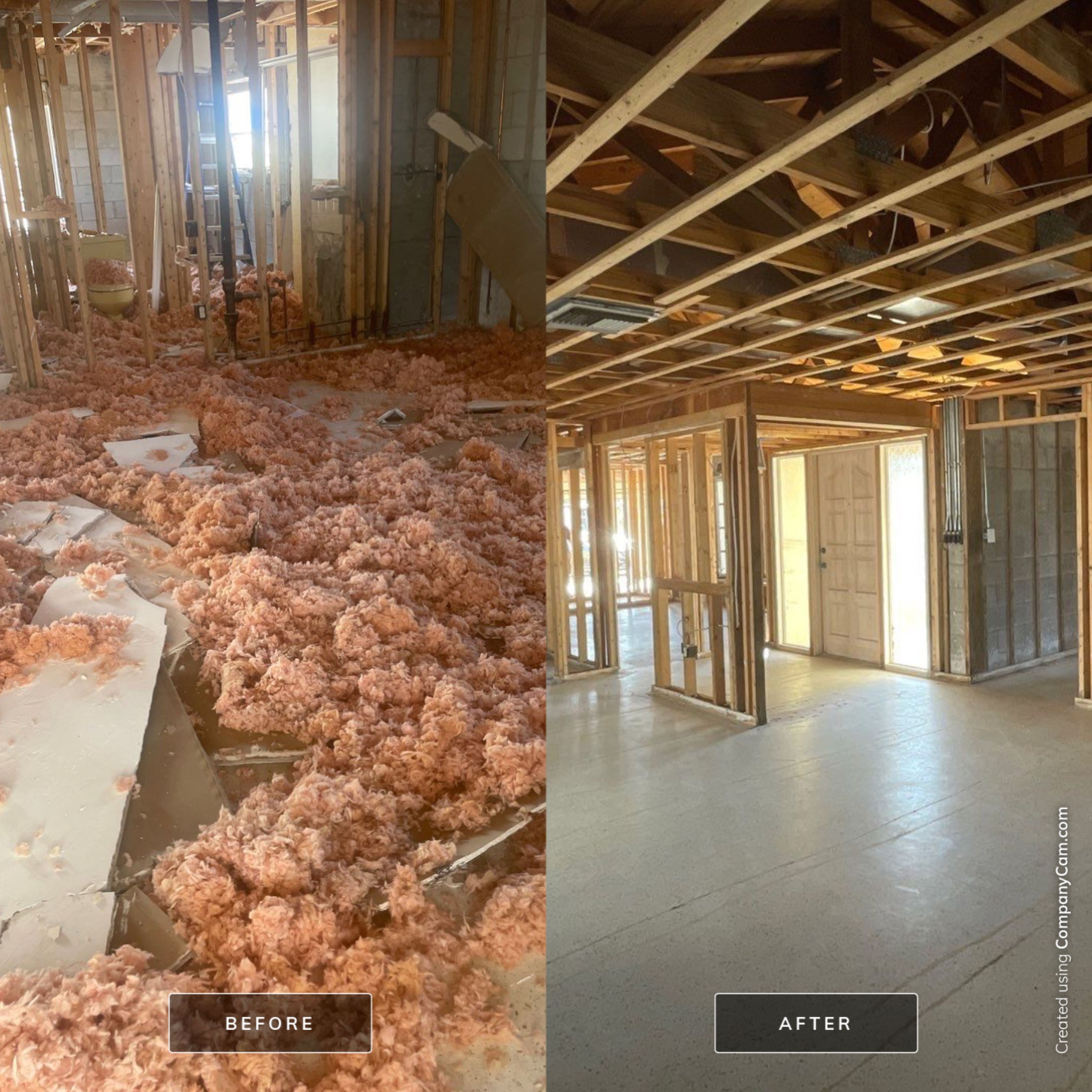 AC Leak Water Damage — Estero