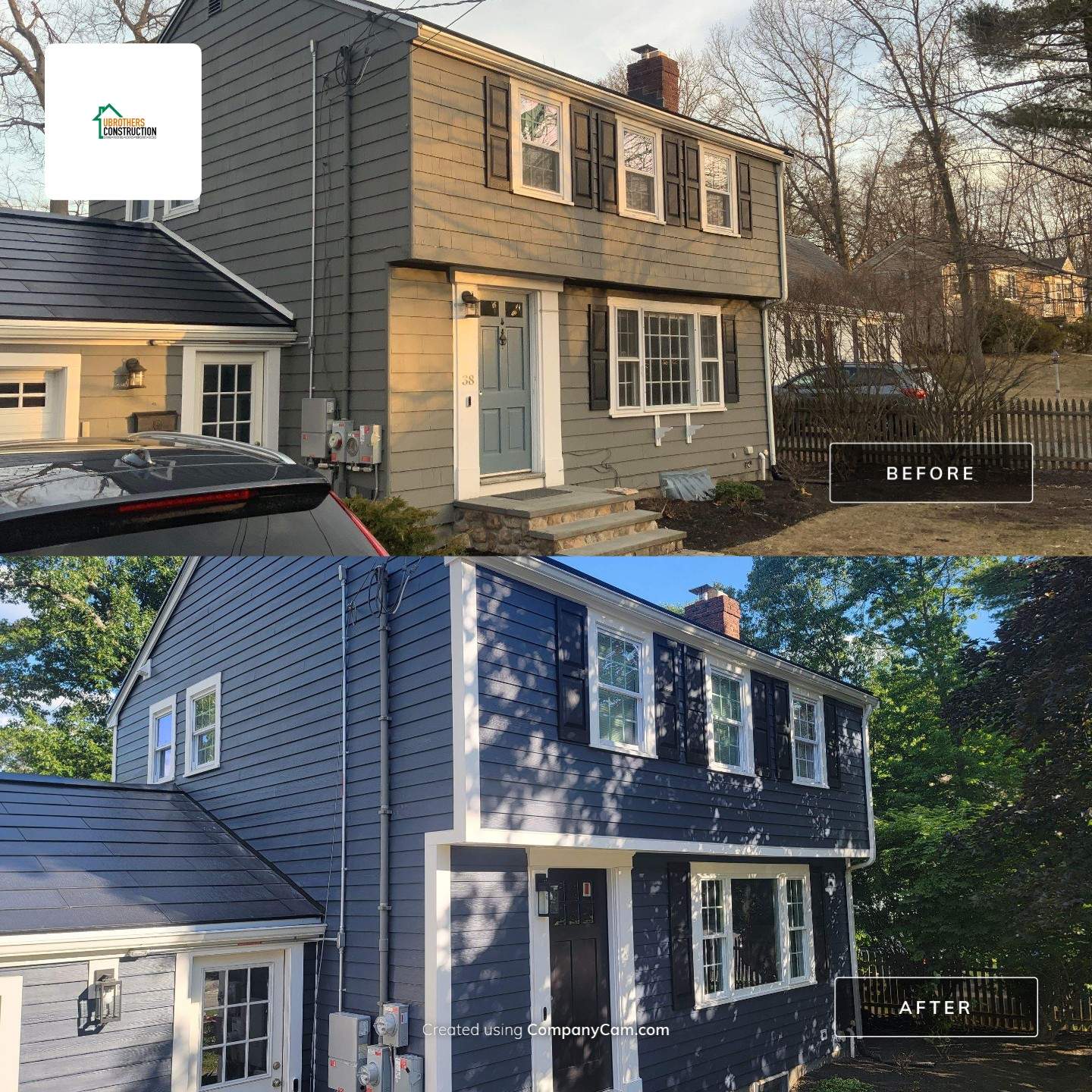 Siding Installation using James Hardie. Window and Door installation by UBrothers Construction