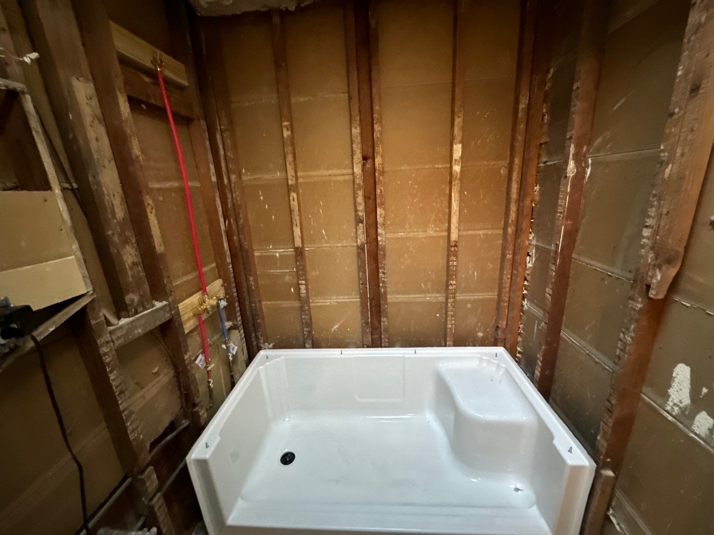 Basement Remodel using Shower Kit by A1 NERDY HOMES LLC