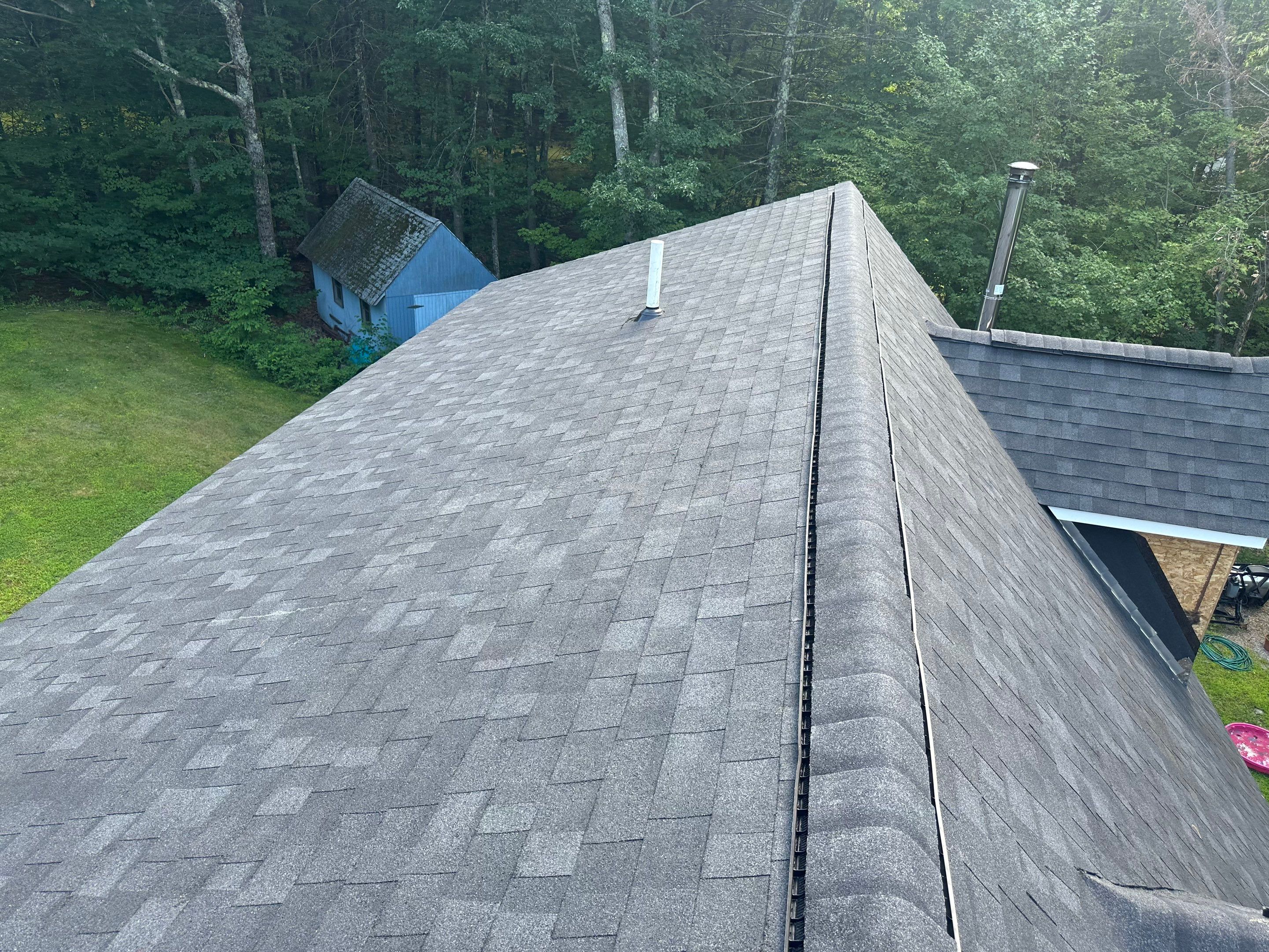 🏠 Another New Asphalt Roof CRUSHED in Northwood, NH! 🔨🌲 by Tall pine roofing