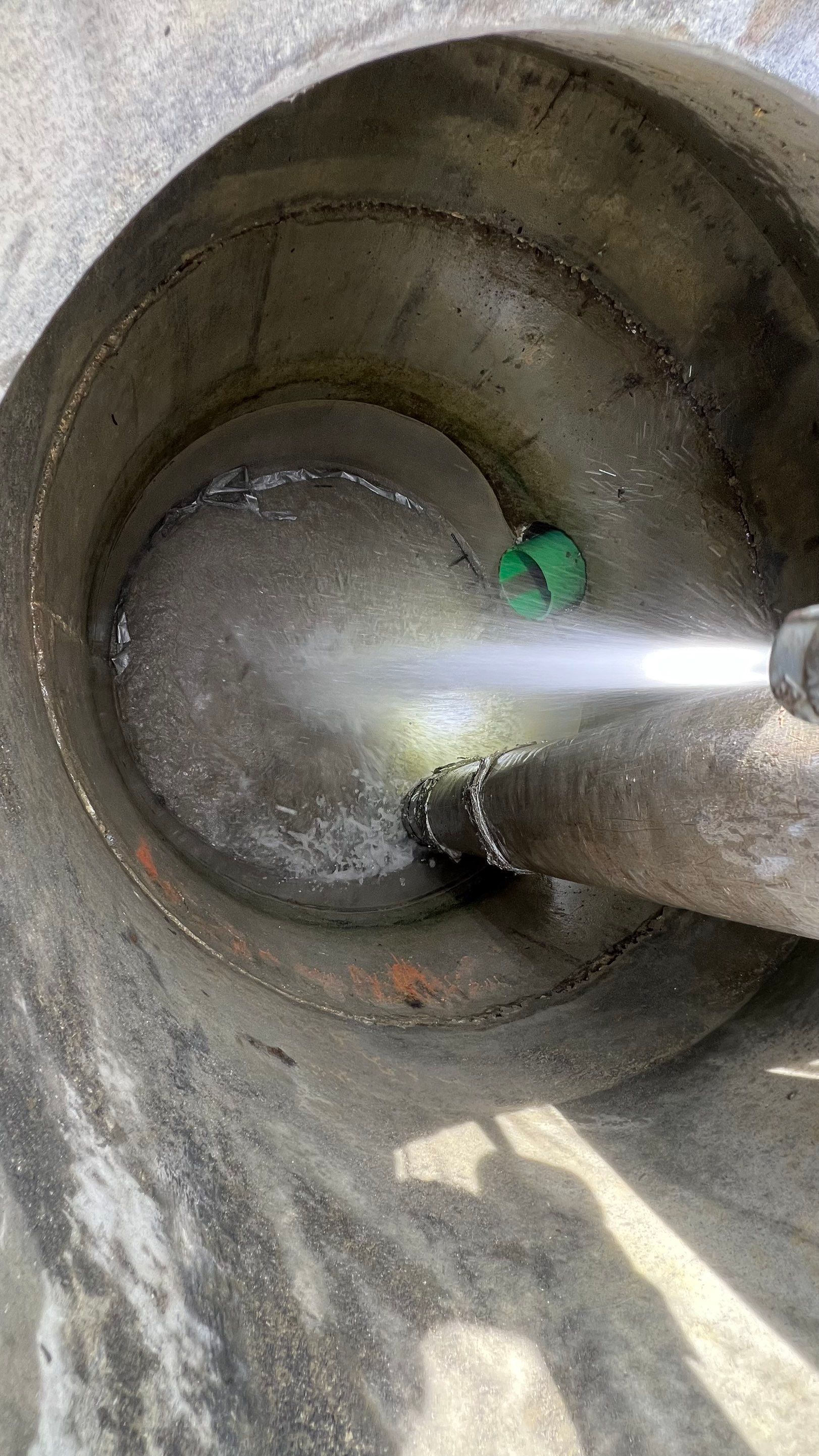 New Residential Construction Community Sewer System Cleaning by APS Power & Water