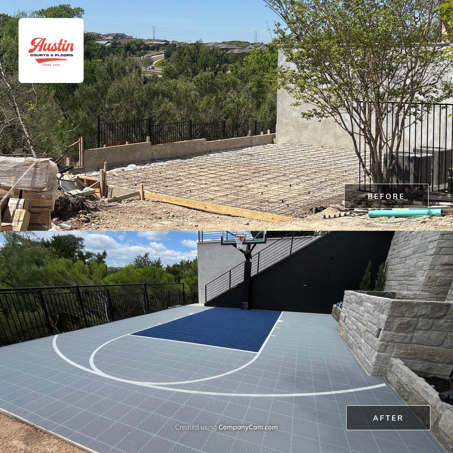 Shooting Court in Lakeway by Sport Court Austin