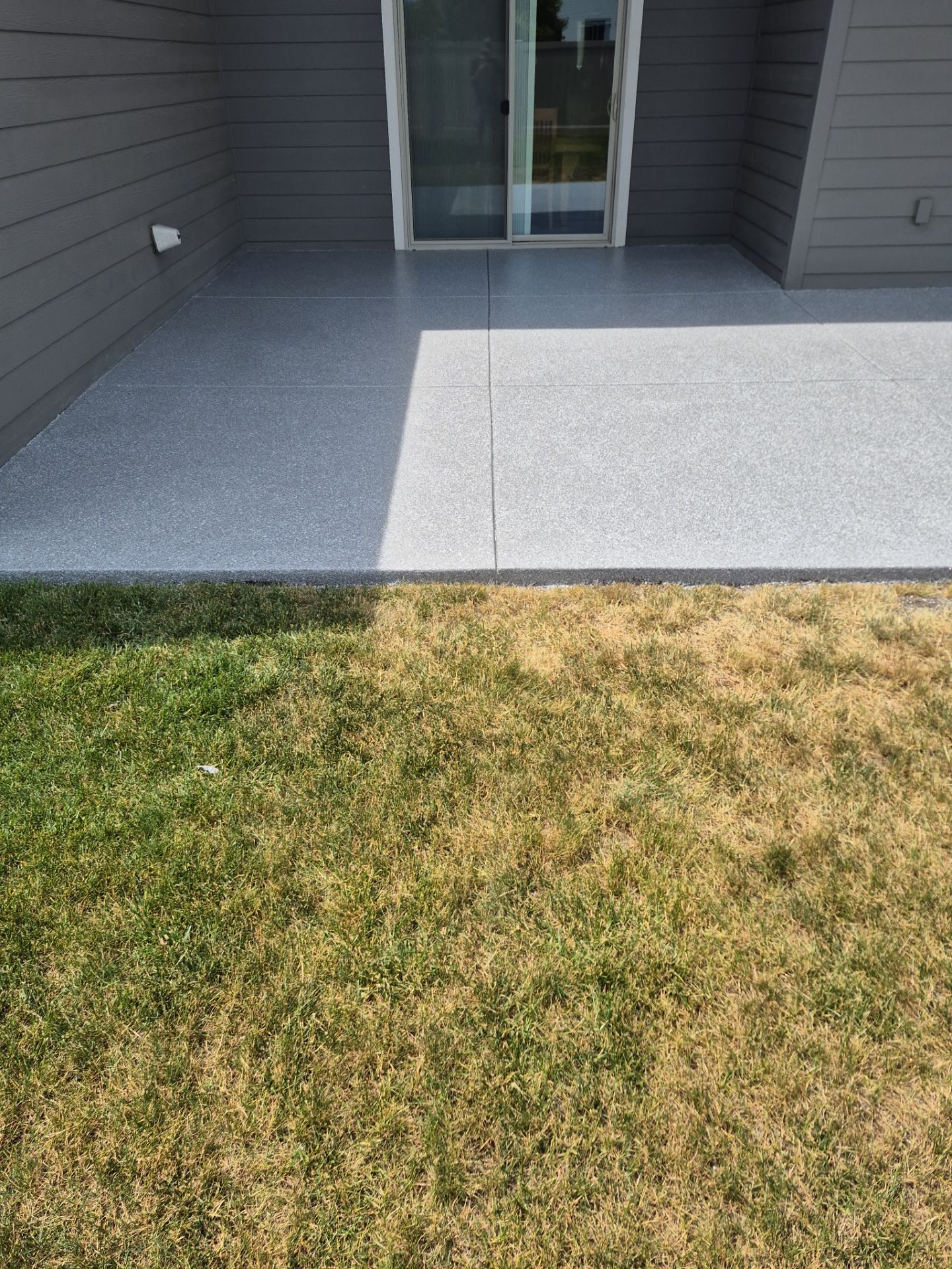 Patio Transformation using Turquoise Hybrid by Croc Coatings, LLC