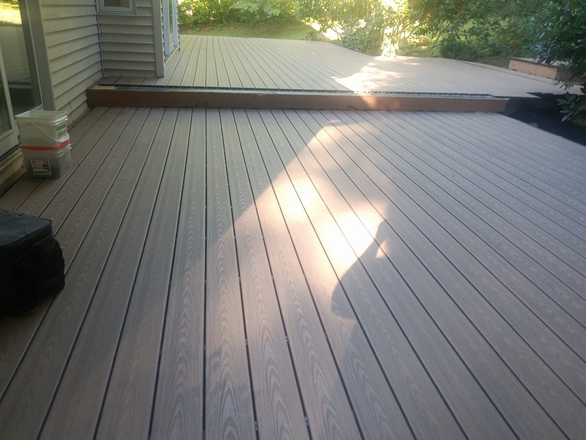 Deck Resurface using Deckorators Venture - Color Sandbar  by deck guardian