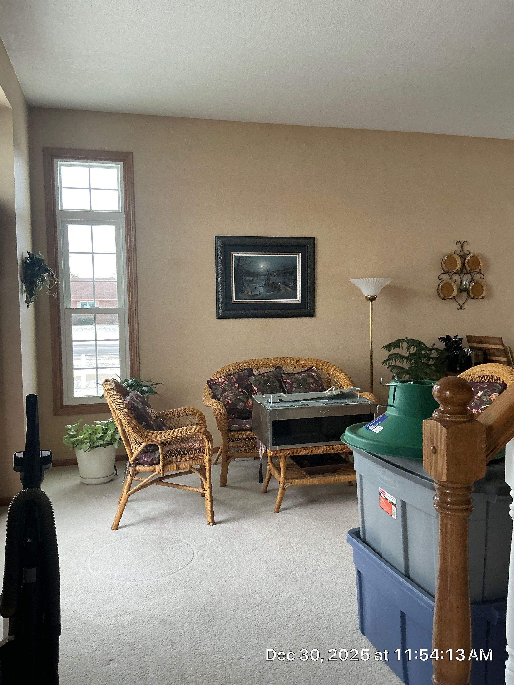 Ankeny Residential Interior | SW Duration in Natural Linen, Velvet Antler Accents & Clary Sage Bath with ProMar Flat White Ceilings by Midwest Paint LLC