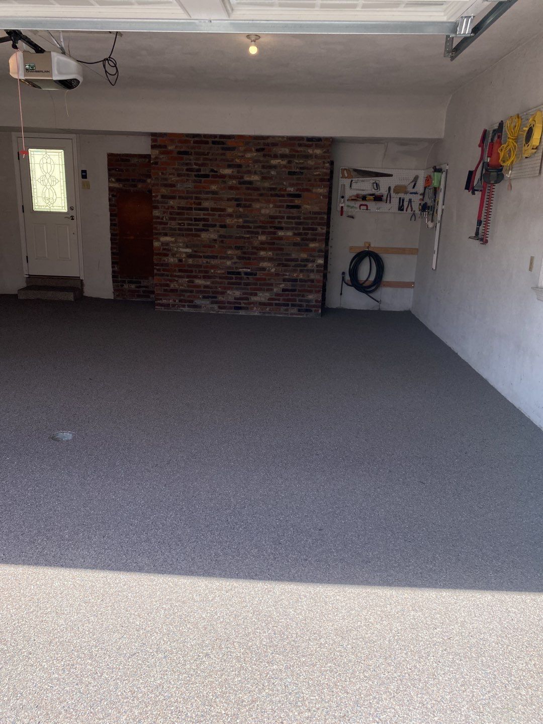 Large Patio + Garage Project in Pittsburgh by Floors in a Day, Inc