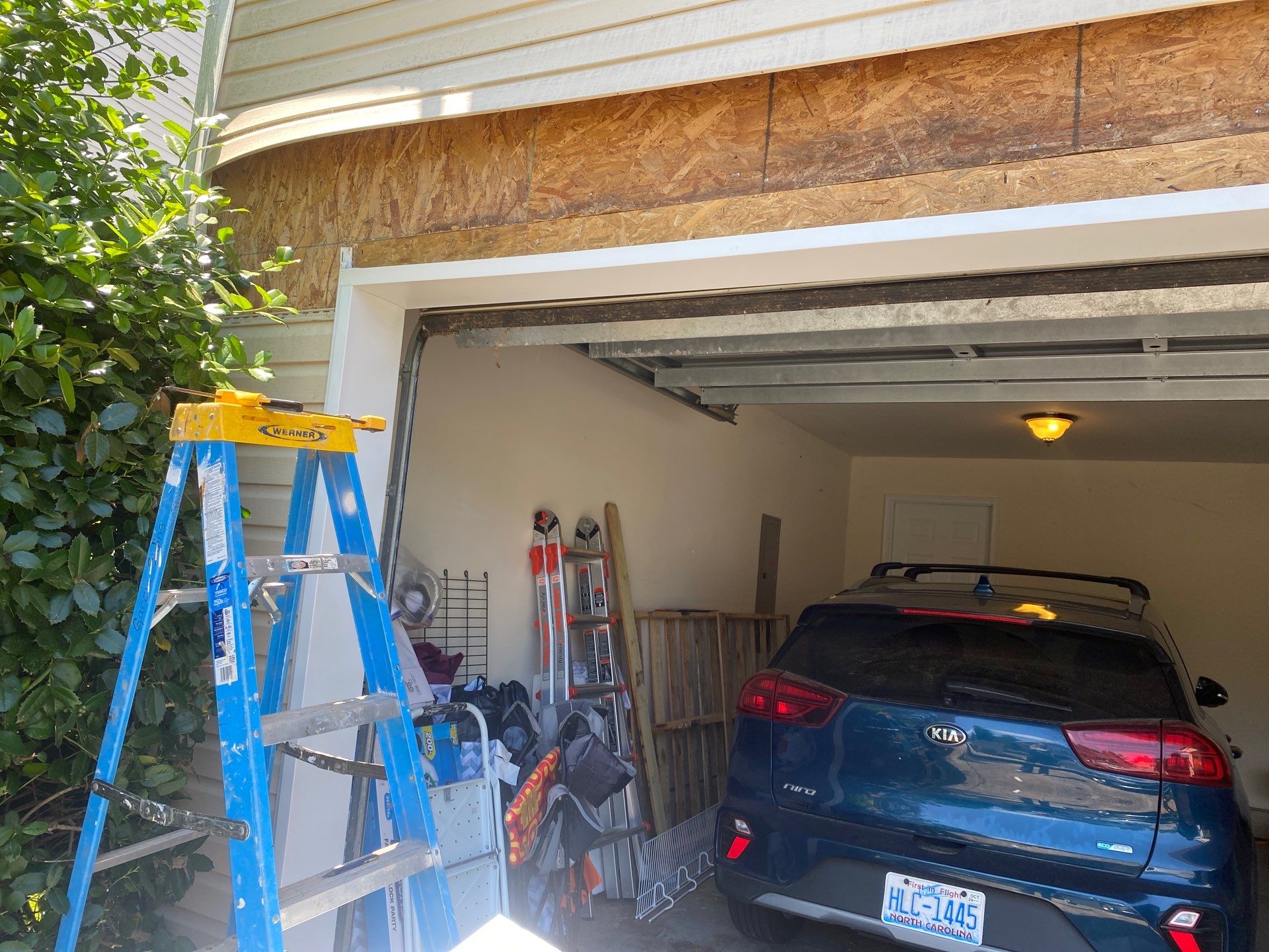 Roof replacement, solar panels instalation and garage repair by Just Brilliant Restoration JBR