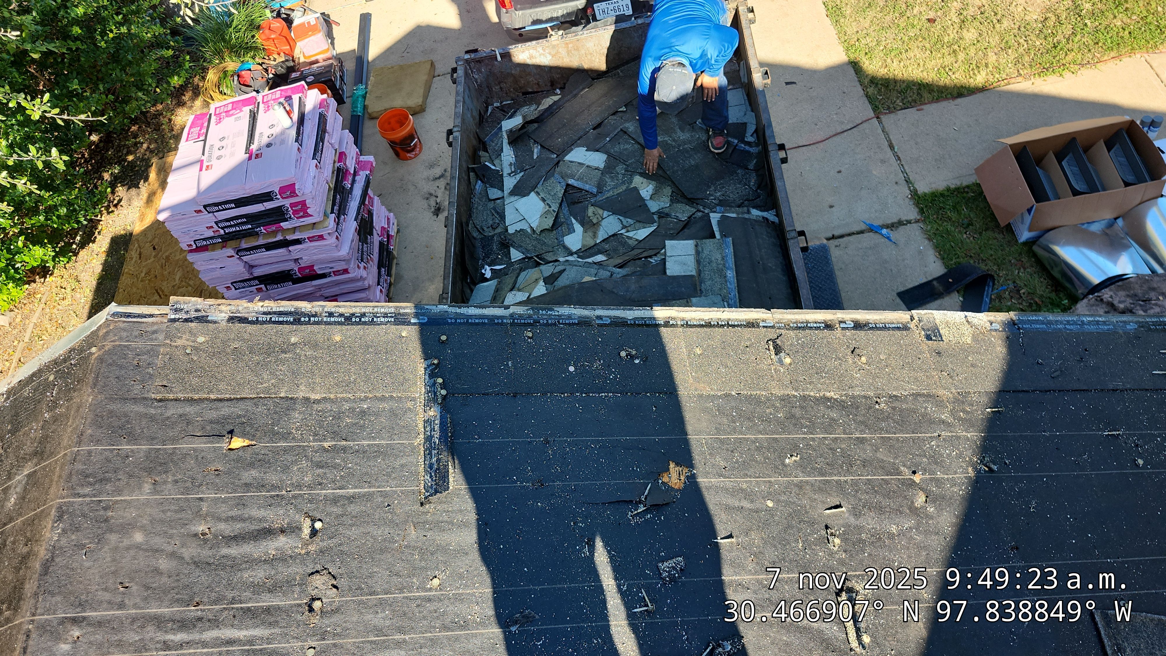 Asphalt Shingle Roof Replacement and Hail Damage Repair in Cedar Park by Caliber Restoration LLC