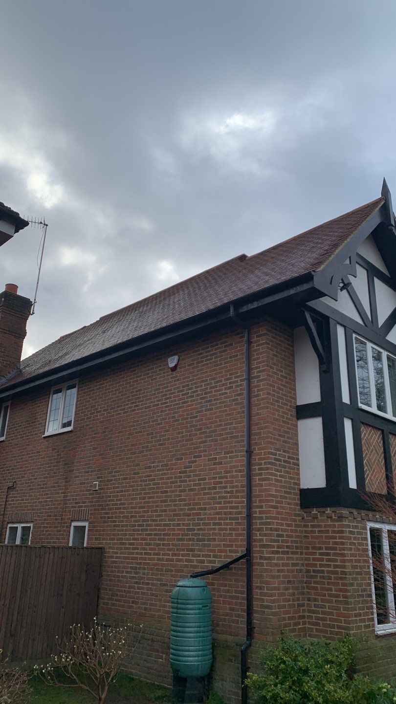 Roof Clean using Honda 15lpm Low Pressure Washing Machine by Ges Exterior Cleaning ltd