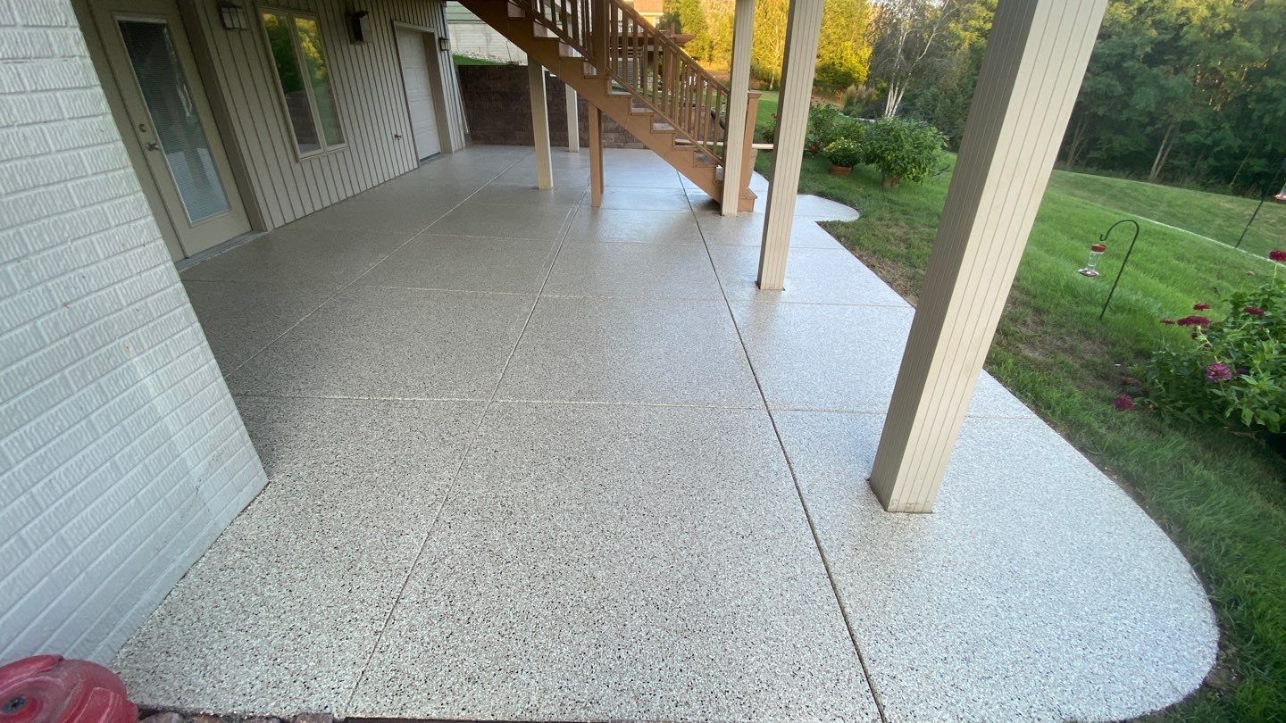 Patio using Driftwood by Select Painting, Coatings & Garage Cabinets