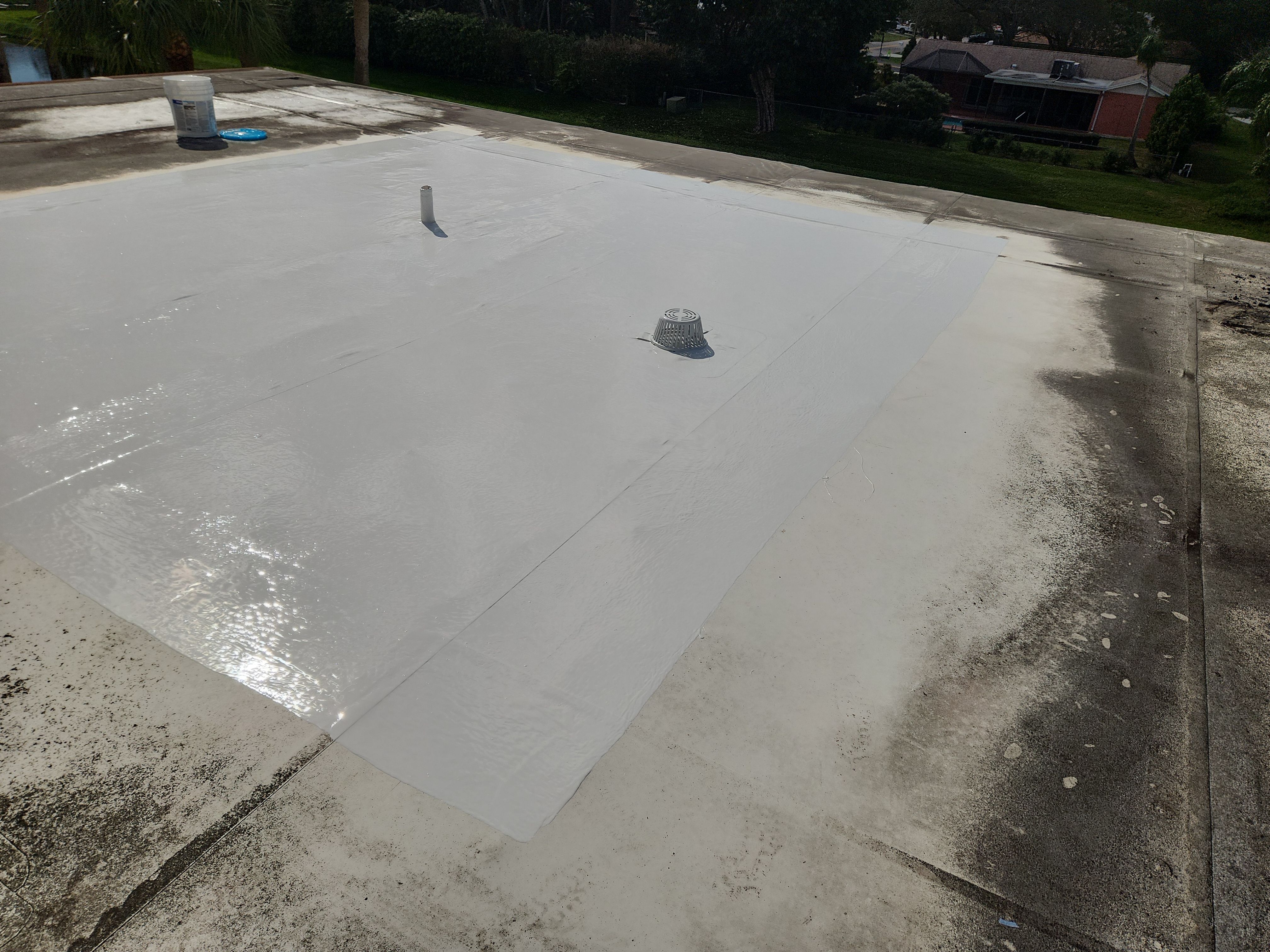 Reflective Silicone Roof Coating and Maintenance in Palm Beach Gardens by Aastro Roofing