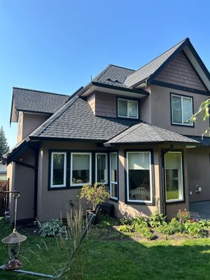 Residential Reroof Shingle using GAF timberline HDZ Charcoal