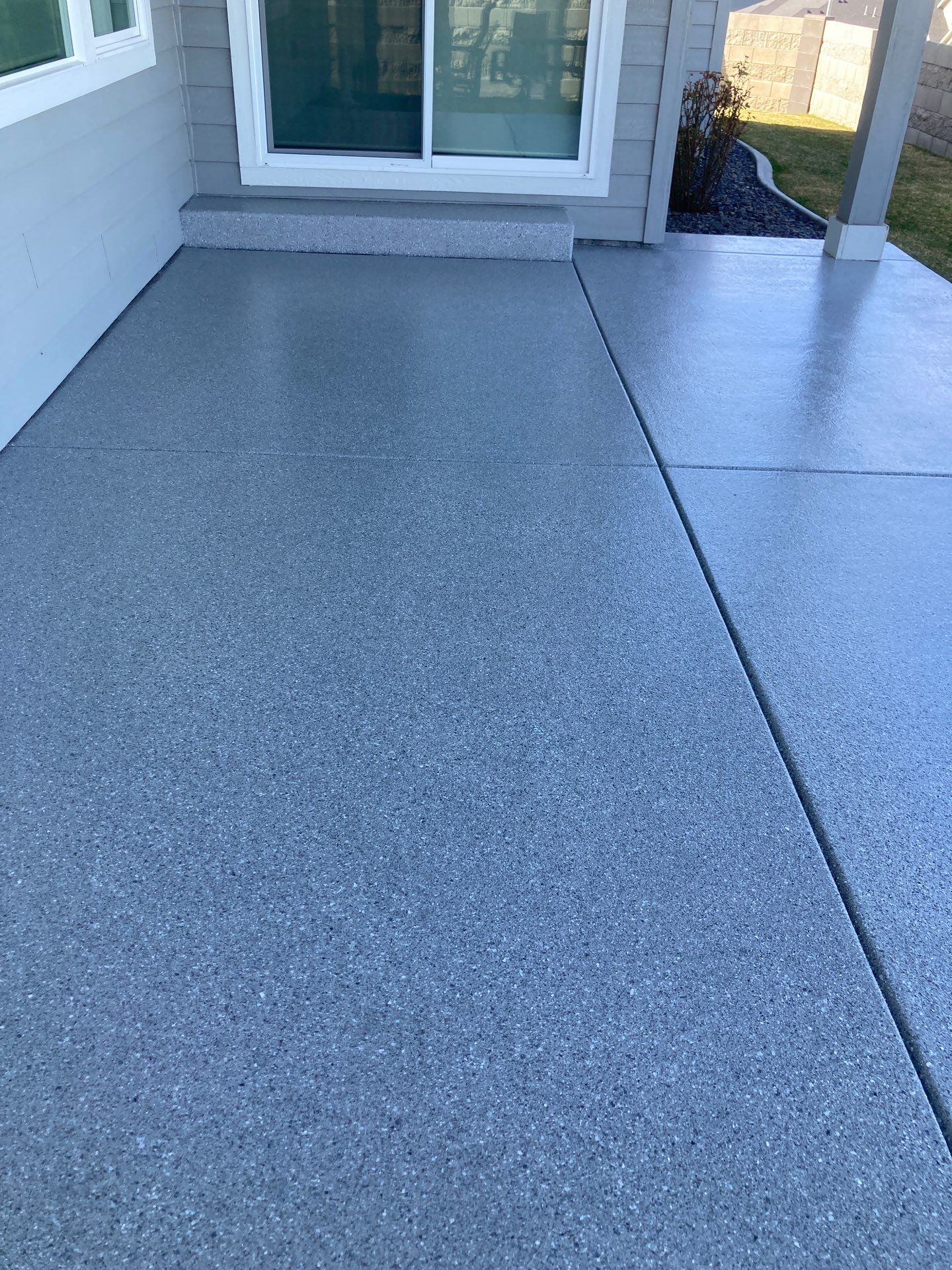 Patio Transformation using Agate Hybrid by Croc Coatings, LLC