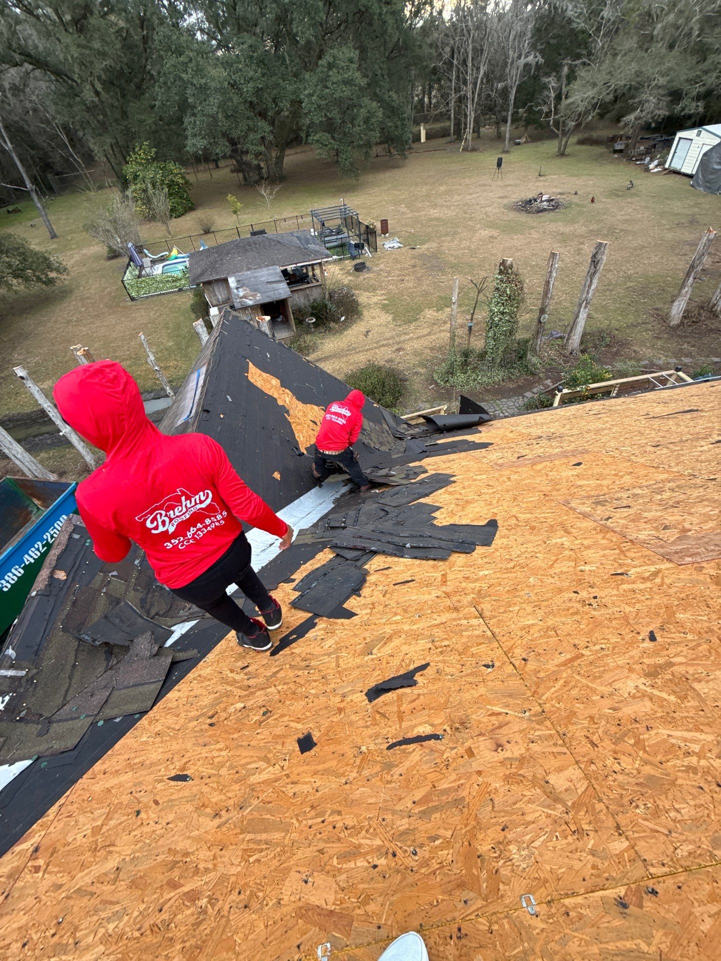Reroof in Gainesville, Florida by Brehm Roofing