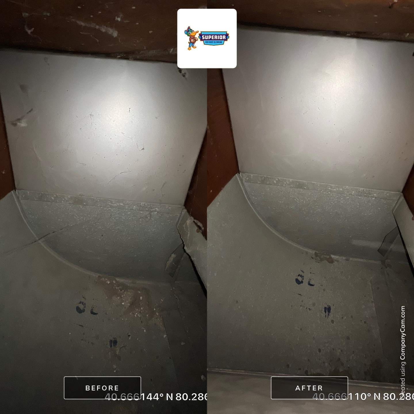 Air Duct Cleaning With a Vacuum Truck in Rochester, PA by Superior Air Duct Cleaning