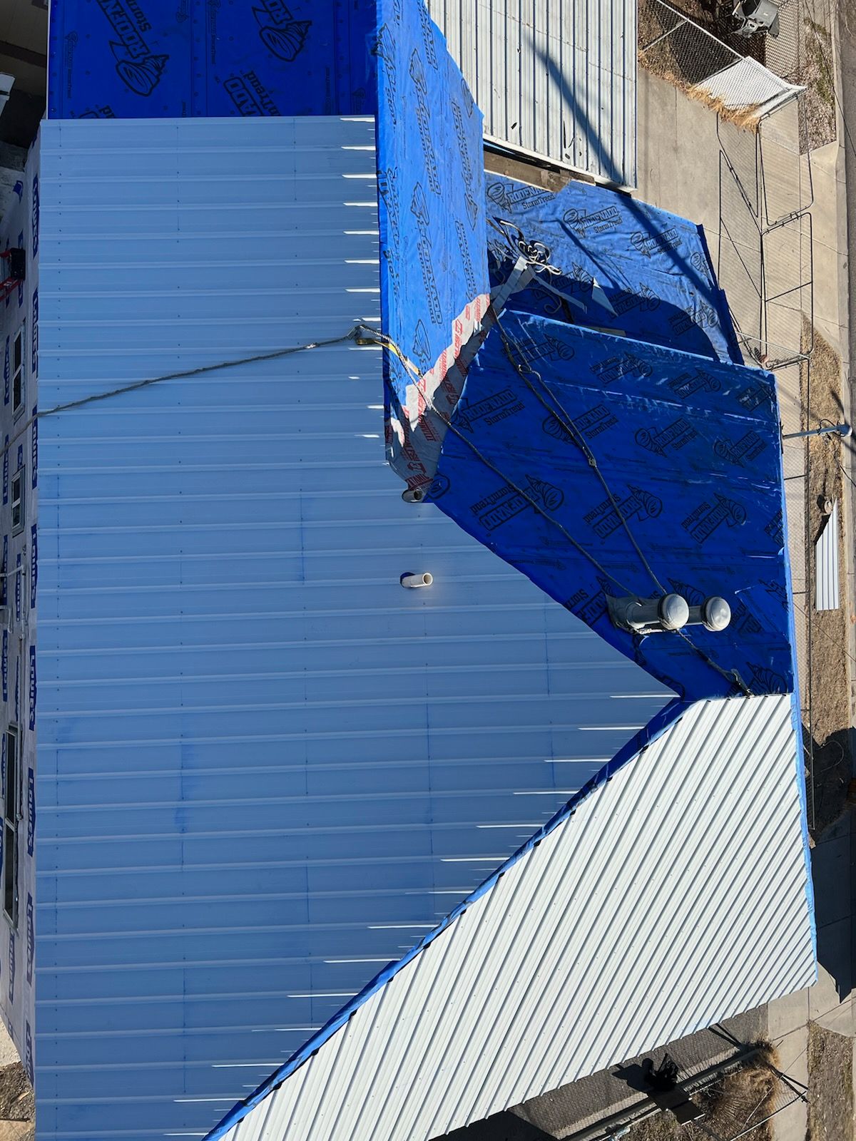 Residential Roofing Installation using Delta Metals by Bros Roofing