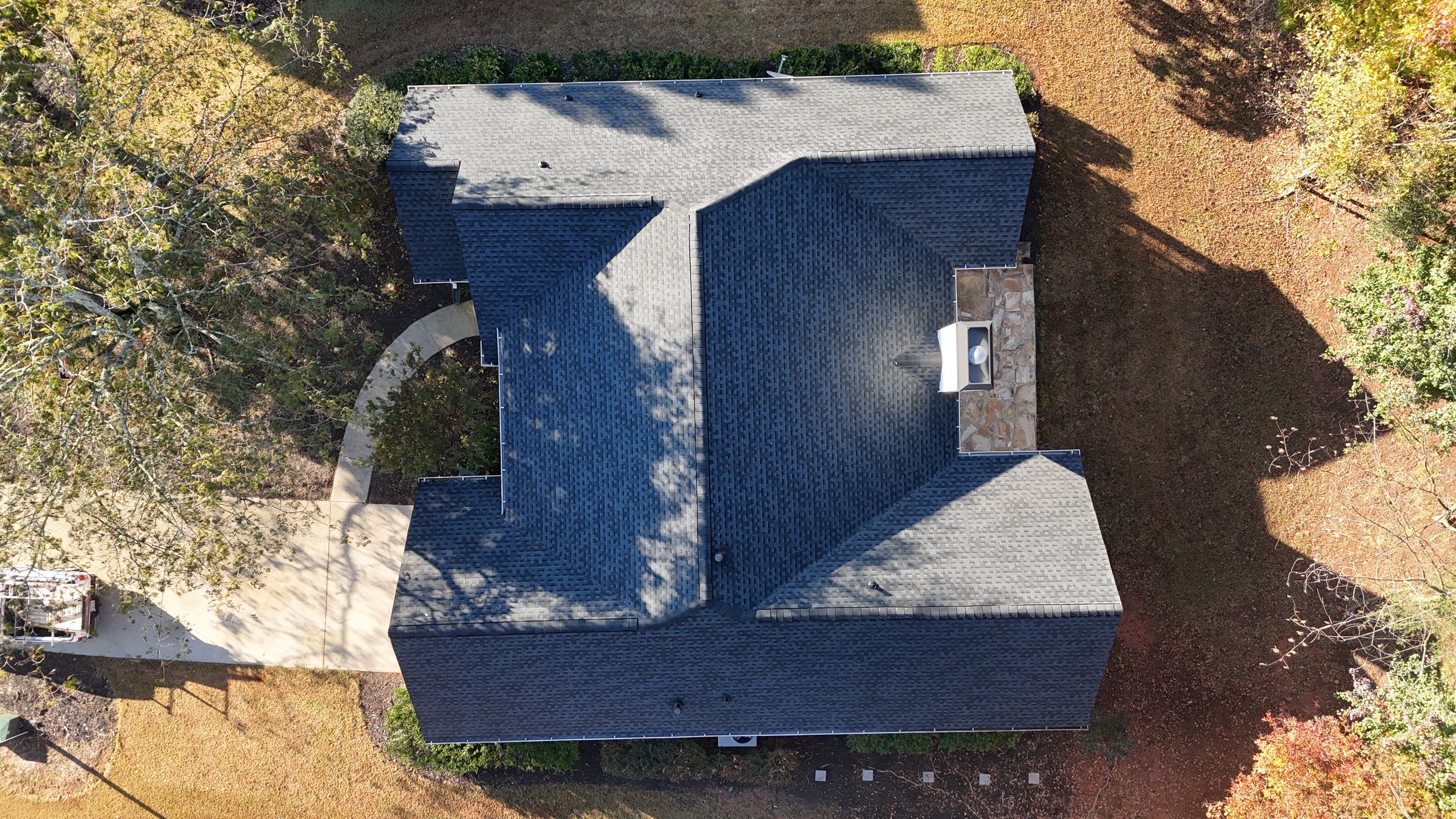 Alpharetta, GA Roof Replacement GAF Timberline HDZ Charcoal by Reset Roofing