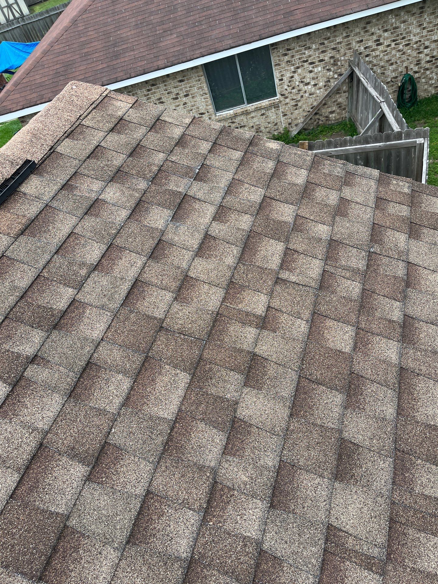 Hail Damage using Owen's Corning Duration (Lifetime) Shingles by Roof Repair Company