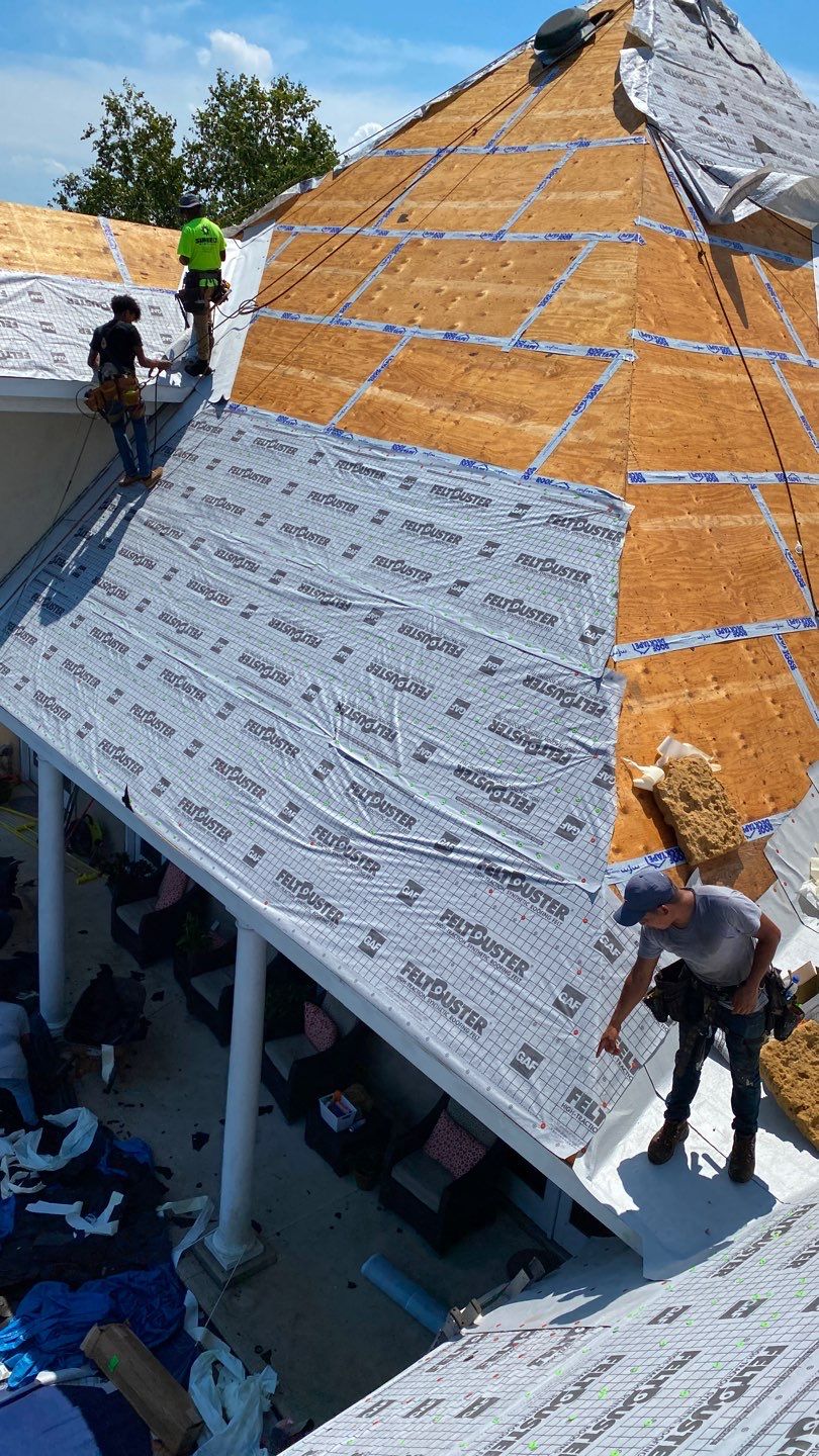 Residential Roofing Repair using Roof Replacement by American Roofing & Construction LLC